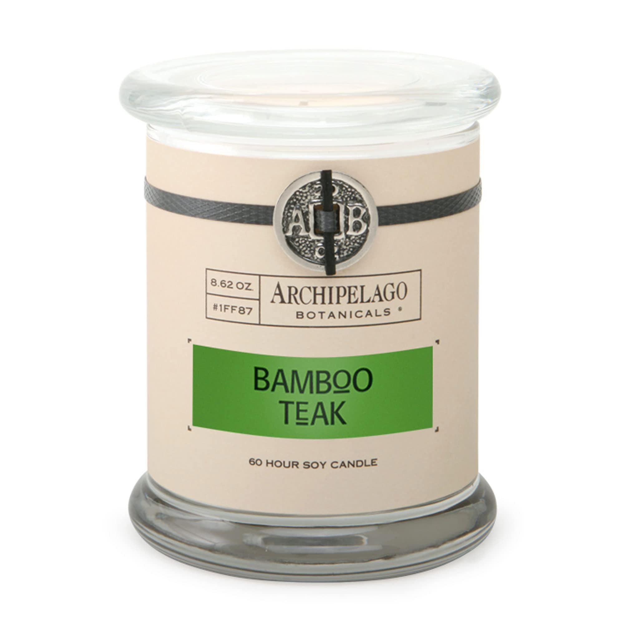 Archipelago Botanicals, Candle Jar Bamboo Teak
