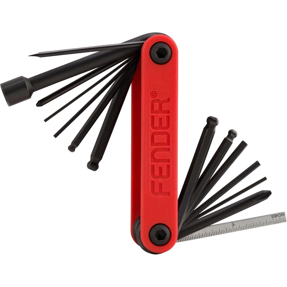 Guitar/Bass Multi-Tool 14-in-1 Multi-Tool for Guitar and Bass Red, 990654020