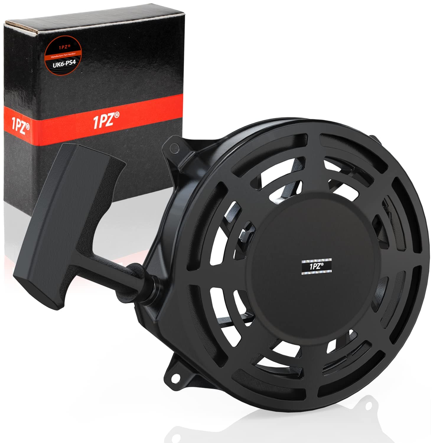 UK6-PS4 497680 Recoil Spring Pull Starter Replacement for Briggs & Stratton 493295 497598 Hayter Harrier 41 48 Lawn Mower Engine