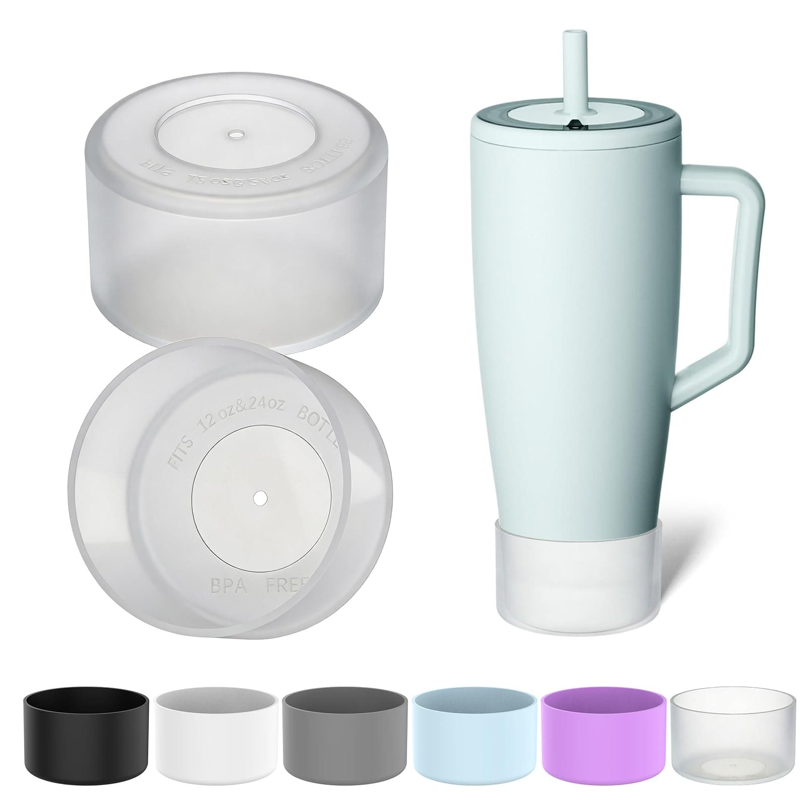 Protective Boot for 40oz Brumate Era Tumbler, Fits 30oz & 40oz Tumblers Compatible with Owala, YETI, Hydro Flask | Non-Slip, Sweat-Proof Silicone Cup Boot Cover