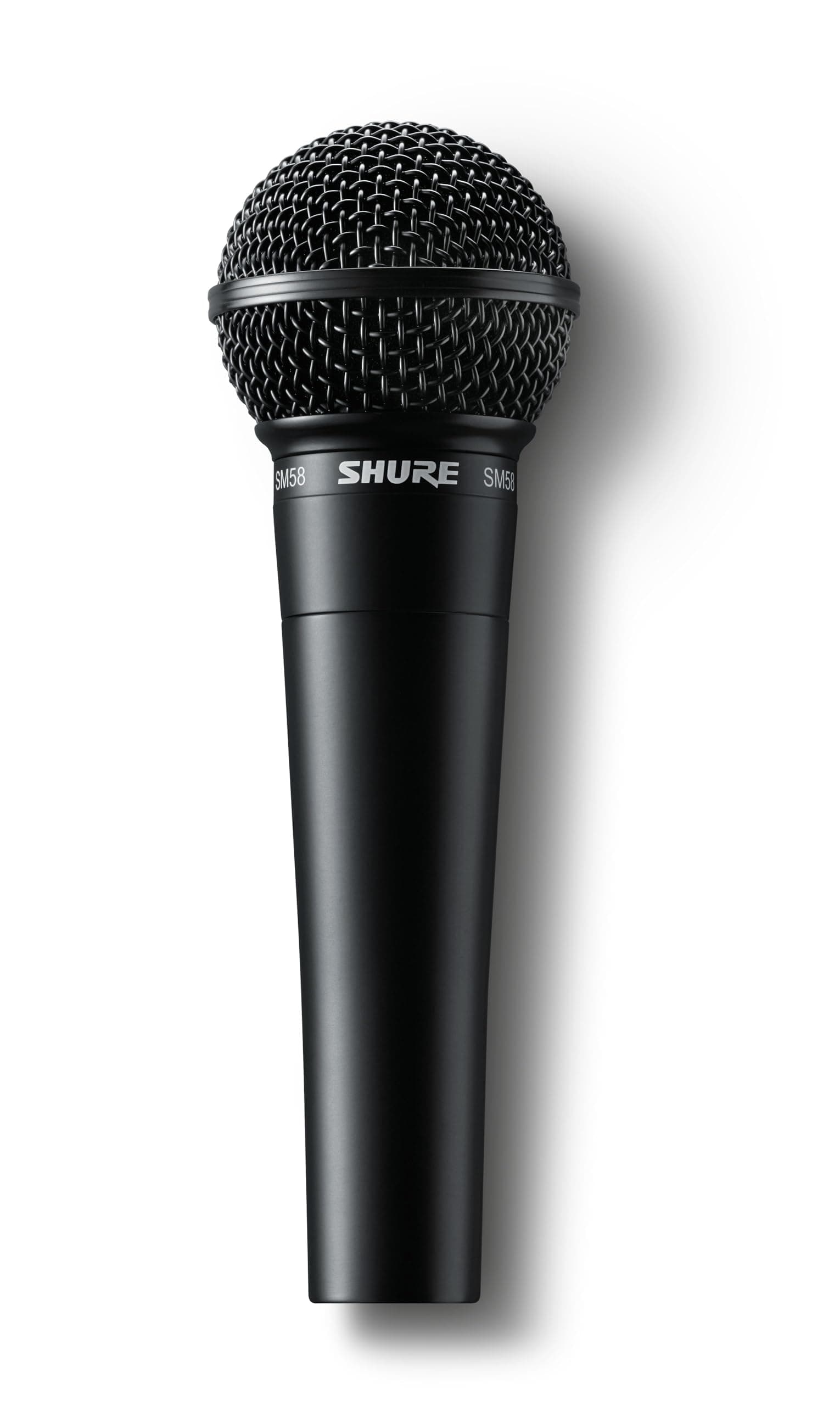 SHURE SM58-BLK Special Black Edition Dynamic Microphone: No On/Off Switch, Unidirectional, Cardioid XLR, Wired Vocals, Songs, Live, Recording, Live Recording, Gaming, Podcast, DTM Home Recording,