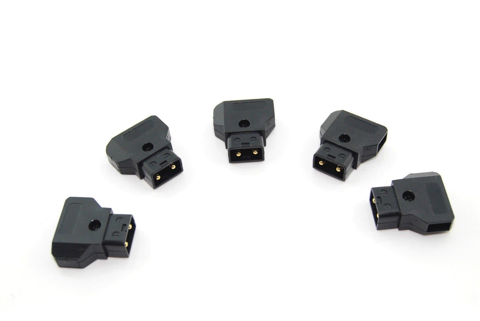 5pcs D-Tap Connector Jack Plug for Photography Power V-Mount Gold Mount Battery
