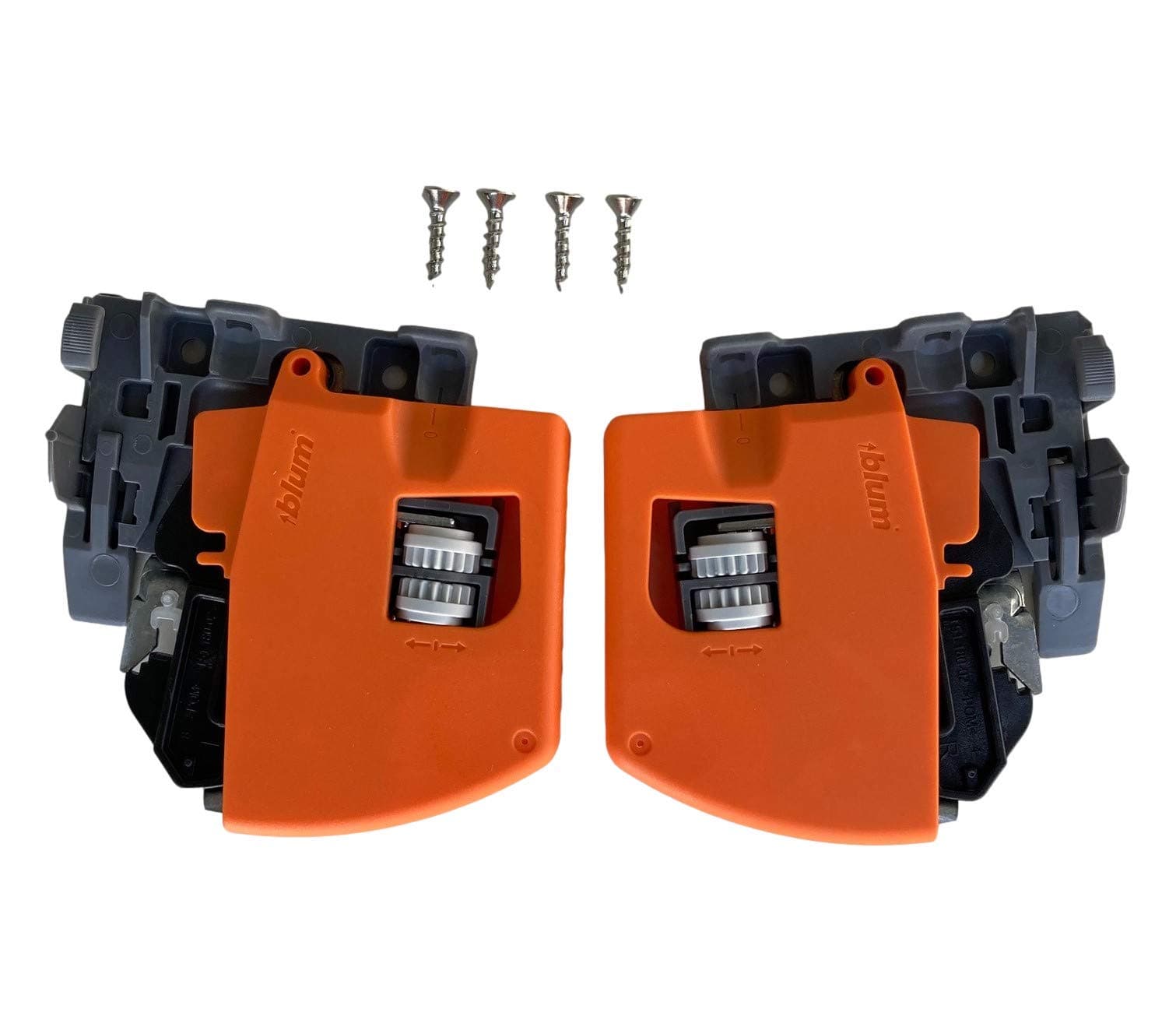 Side to Side Adjustable Locking Device for 563/569 Series Tandem Drawer Slide - 2 Pair (4 Pieces) with Installation Screws