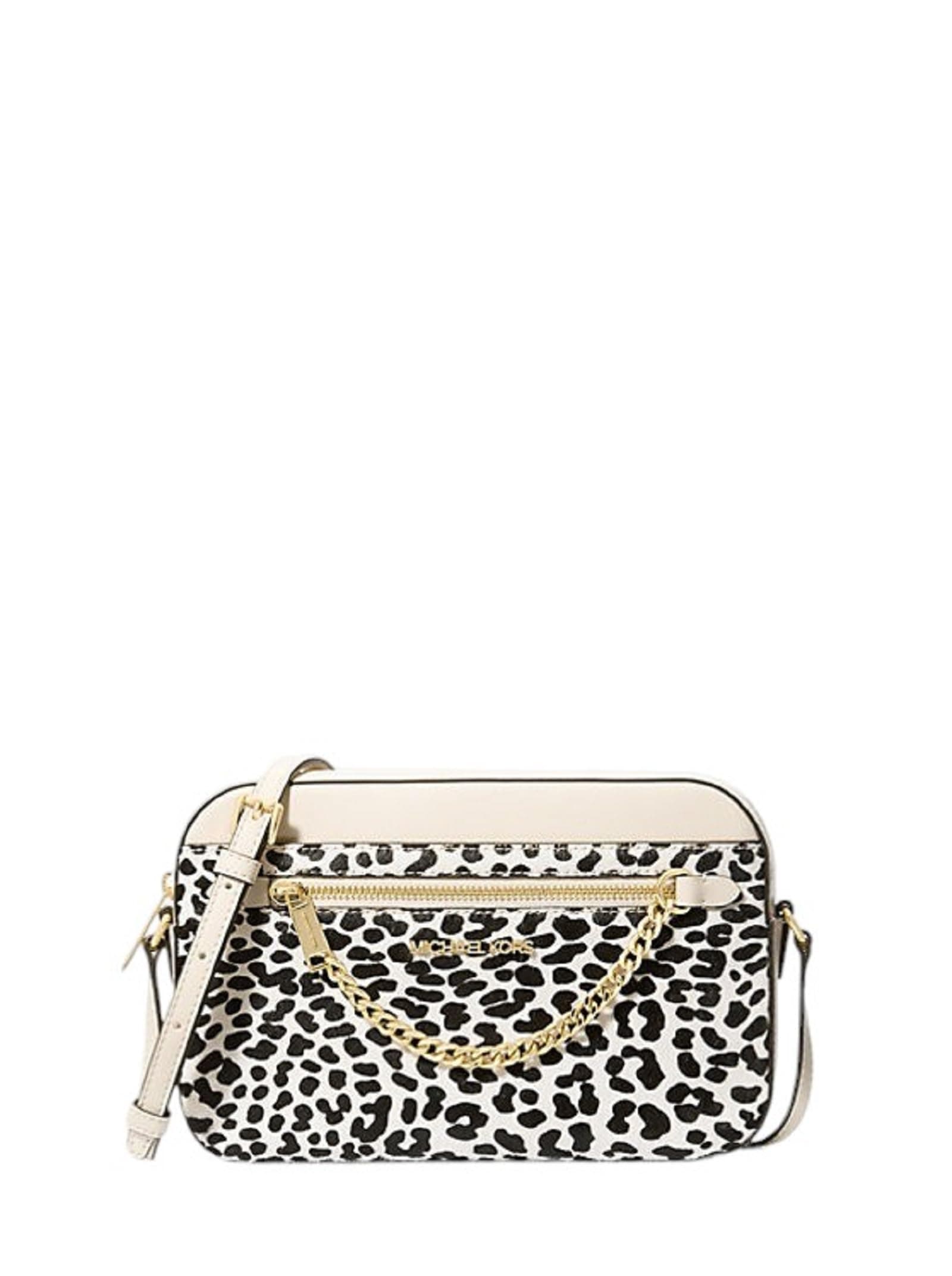 Michael Kors ジェットセット ラージ レザー クロスボディ バッグ