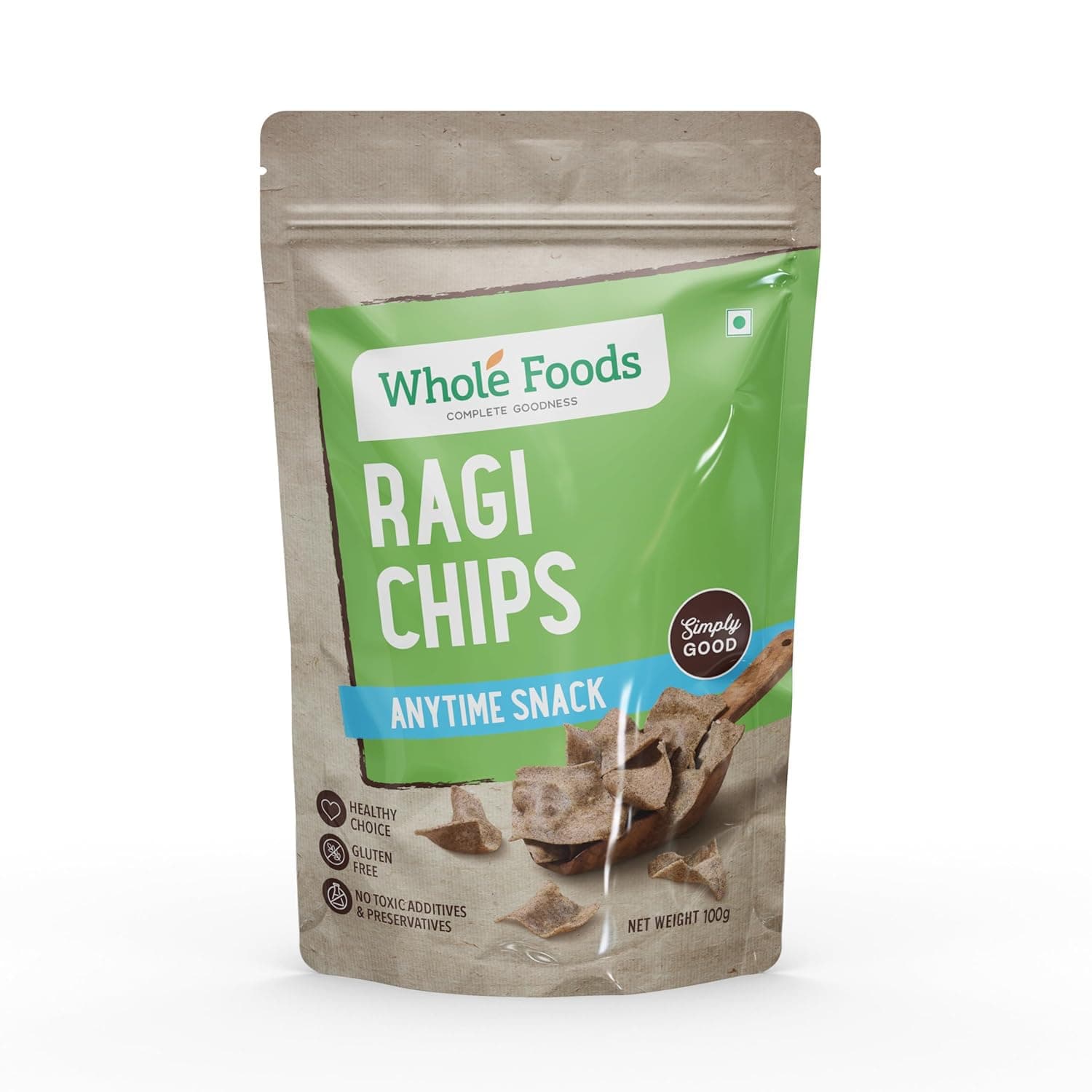 Whole Foods Gluten Free Ragi Chips | 100G