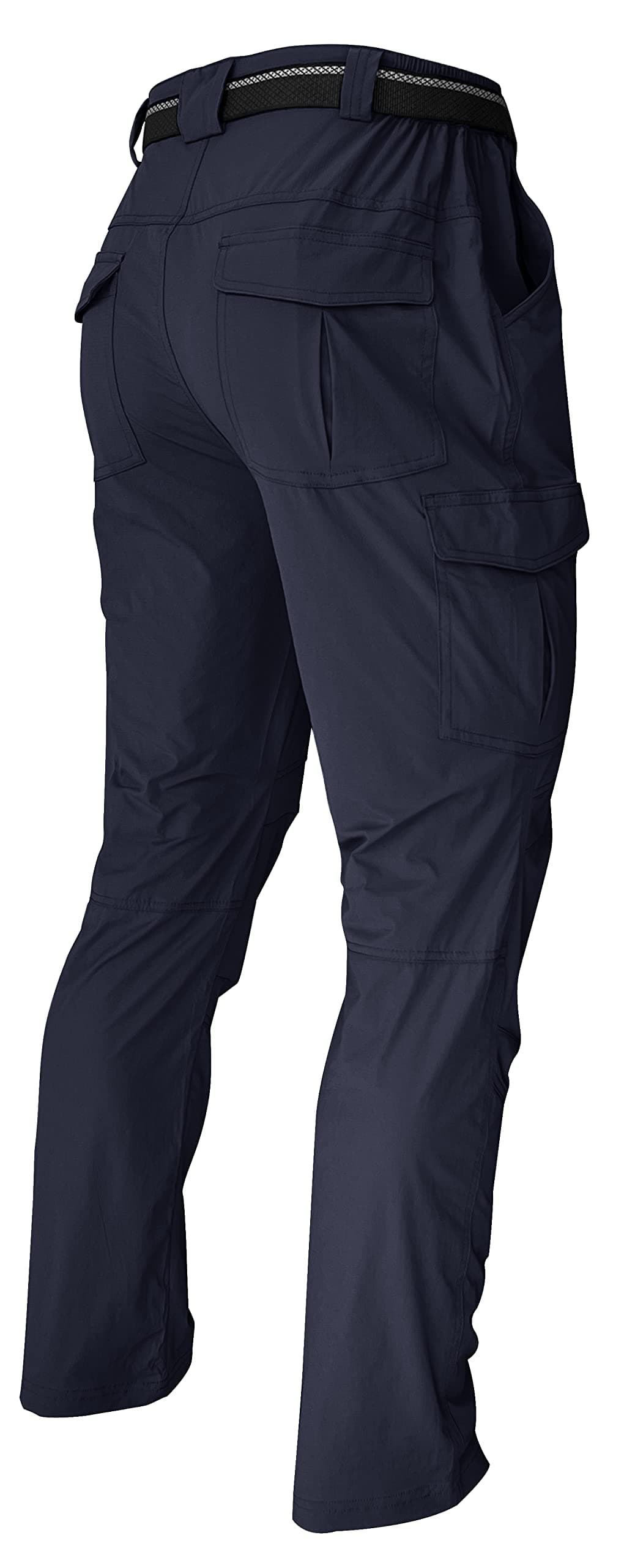 Men's Hiking Work Cargo Pants Quick-Dry Lightweight Waterproof 6 Pockets Outdoor Mountain Fishing Camping Pants