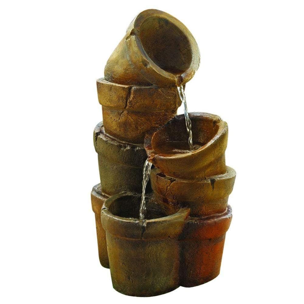 Terra Cotta Pots Water Fountain