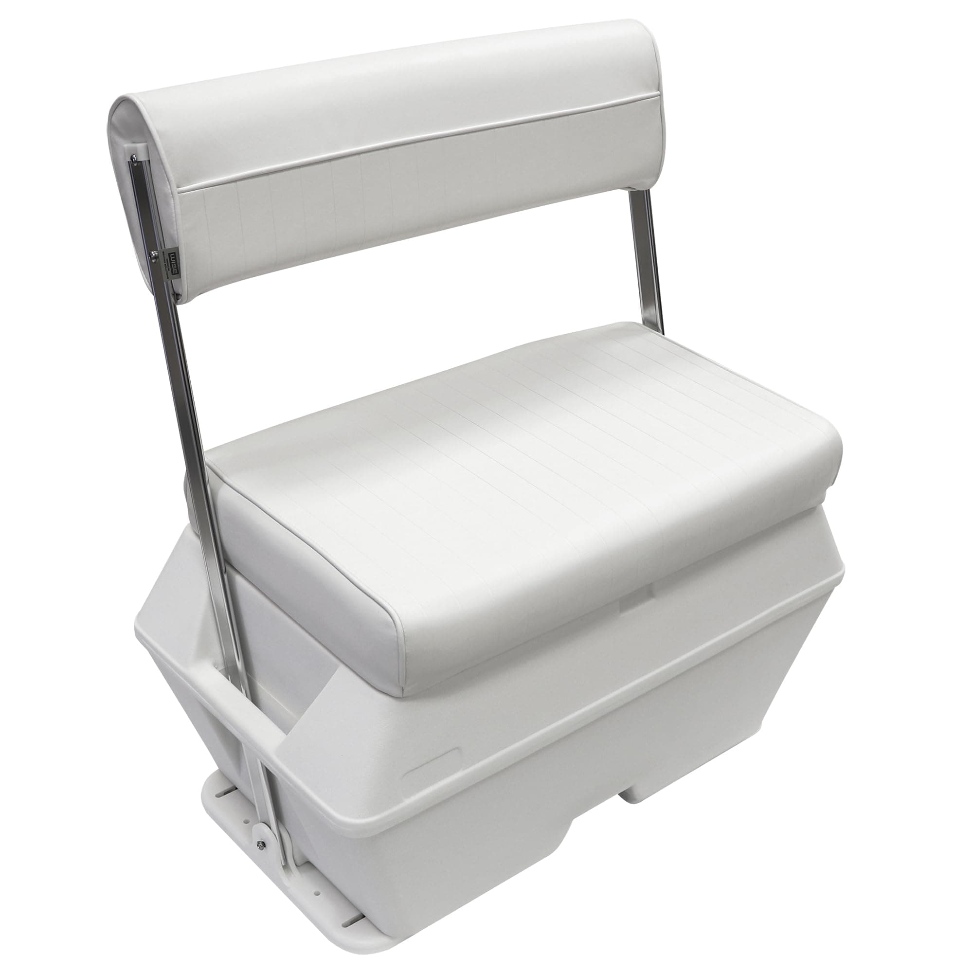 8WD159-784 Swingback Cooler Seat, 50-Quart, Cuddy Brite White