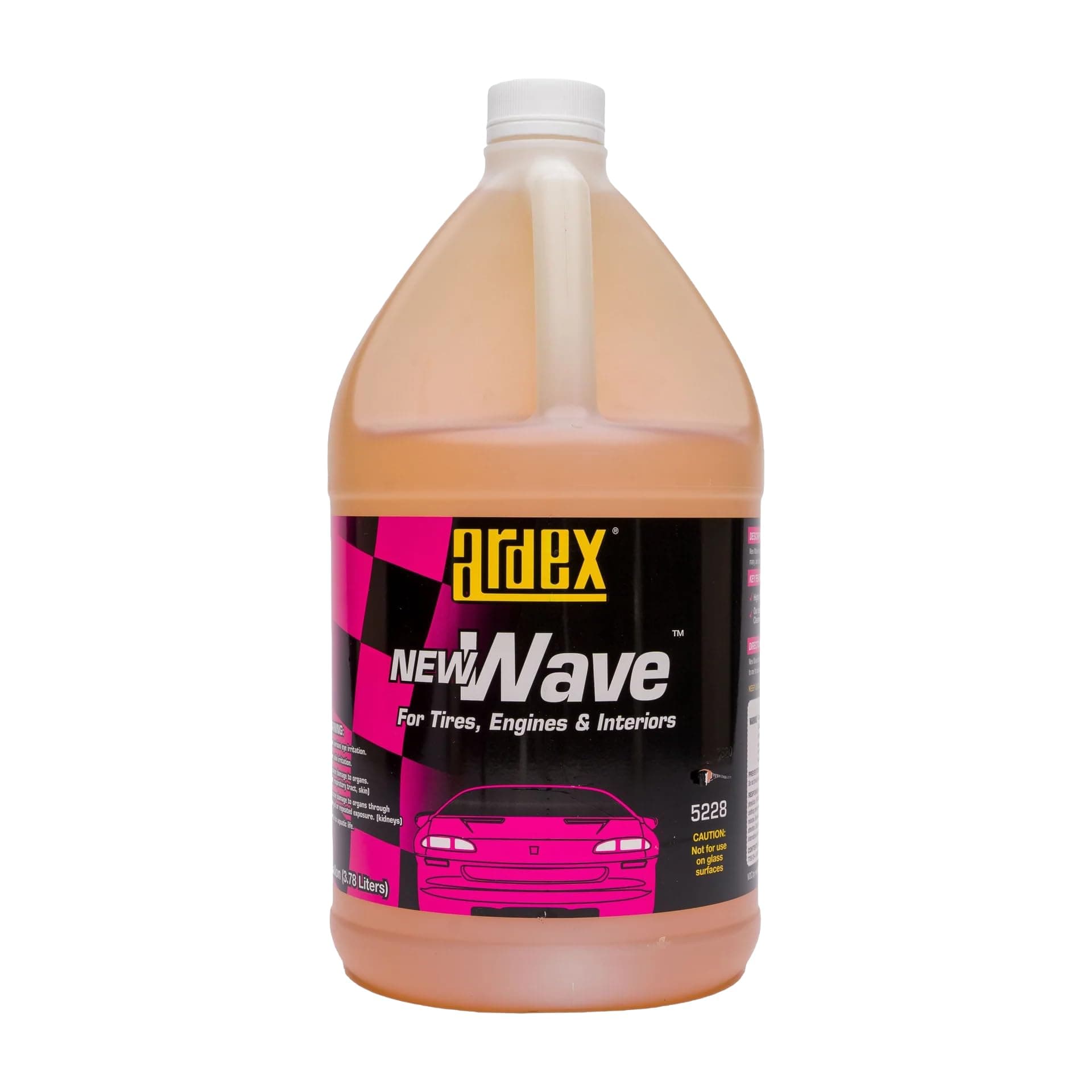 Ardex New Wave 5228 | Multi Purpose Cleaner Concentrate - Professional Car Detailing Interior Cleaner for Automotive & Marine, Safe Non-Caustic Formula, Deep Cleaning & Degreasing,1 Gal | Made in USA