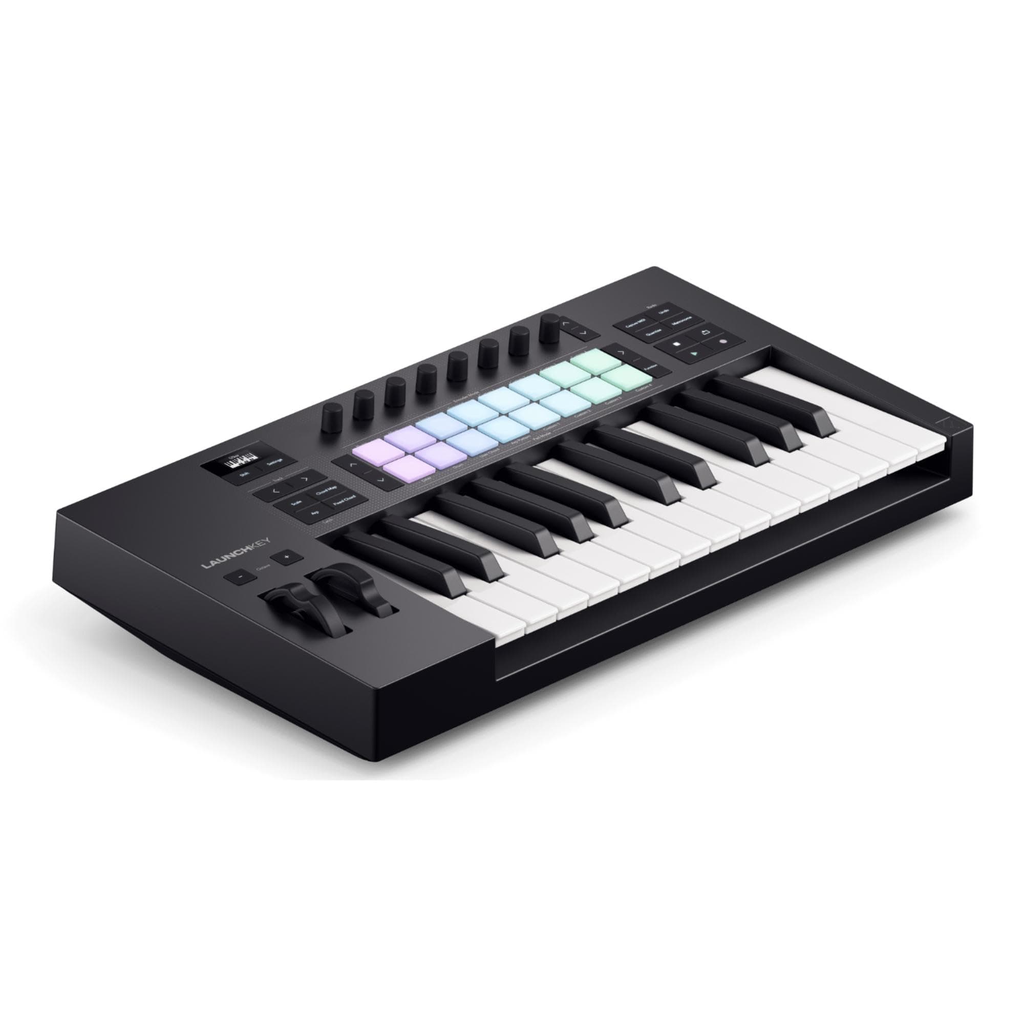 Launchkey 25 MK4 — Compact 25 Key, USB, MIDI Keyboard Controller with DAW Integration. Chord Mode, Scale Mode, 8 Drum Pads, and Arpeggiator — Includes Software Bundle for Music Production