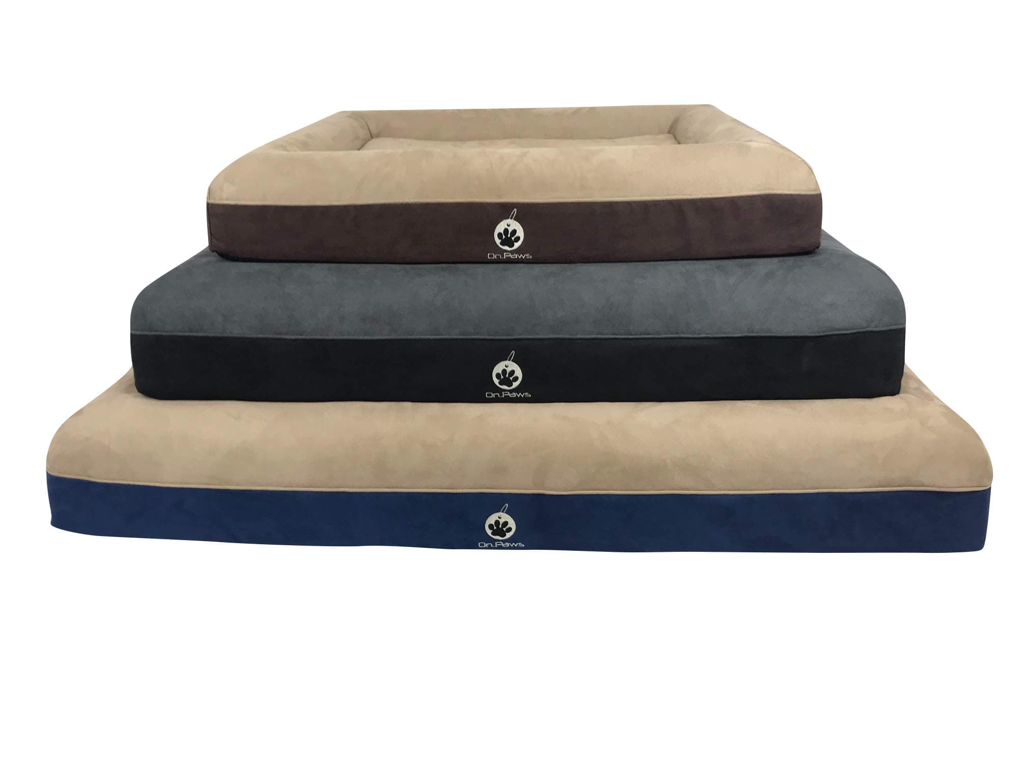 On Paws ‘Sleep Easy Bed’ Black, Size M Orthopaedic Memory Foam Dog Bed machine washable