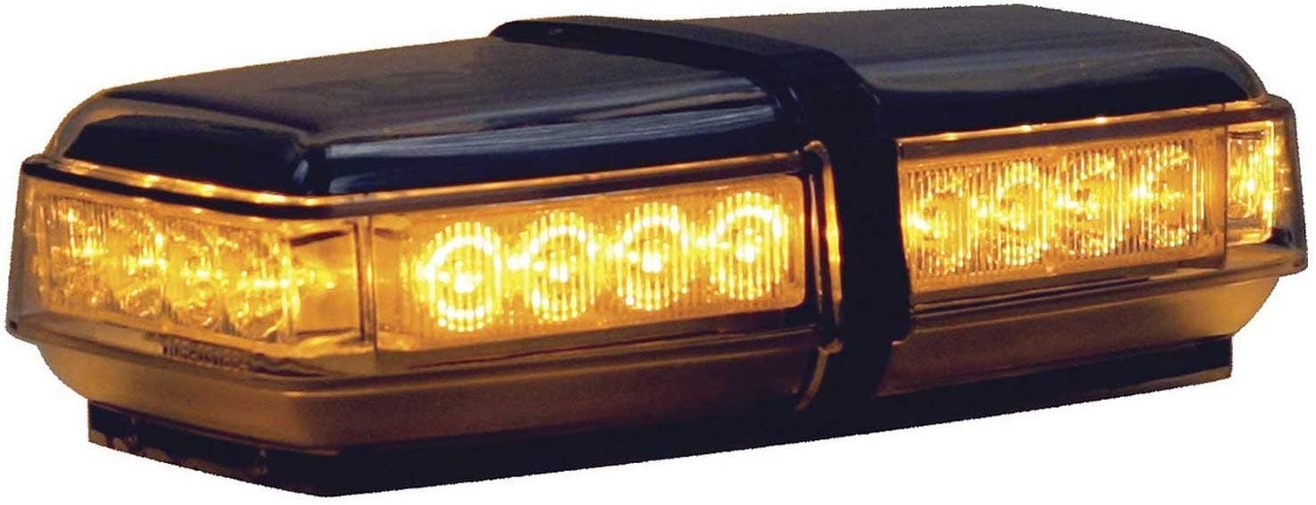 Buyers 8891050 LED Rectangular Amber Mini Lightbar 12VDC, Magnetic 24 LEDs