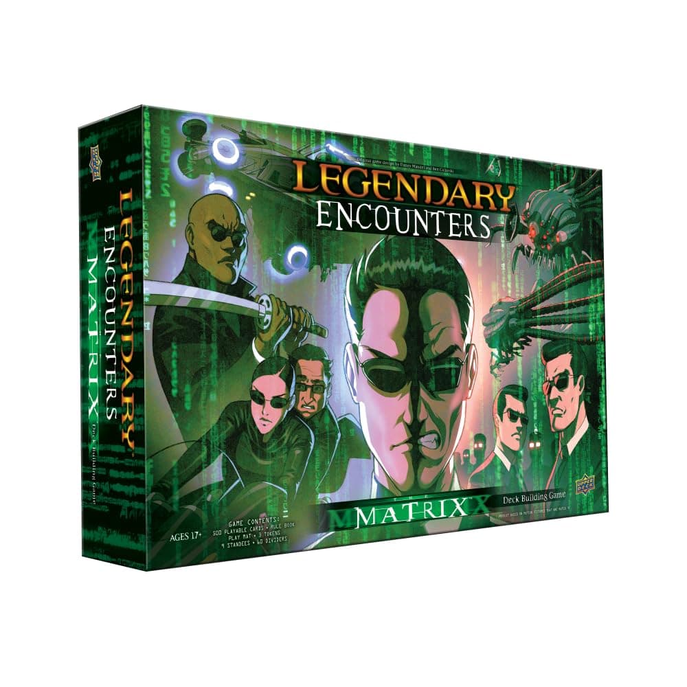 Upper Deck Legendary: Encounters: The Matrix Deck Building Game - Card Game, 5 Players, Ages 13+