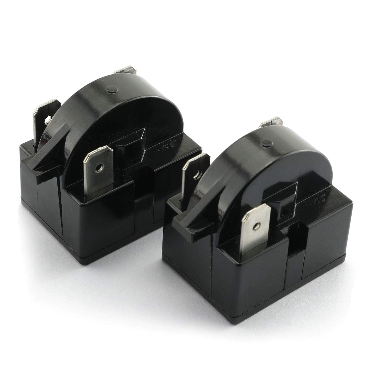 RLECS 2pcs 3 Pin Coolers Compressor Starter QP-02-4.7 PTC Refrigerator Start Relay 4.7 ohm