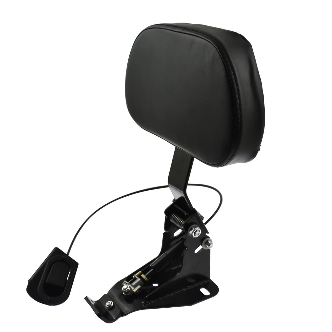 HDBUBALUS Adjustable Driver Backrest with Mount Fit for Harley Touring Road King Electra Glide CVO 2009-later