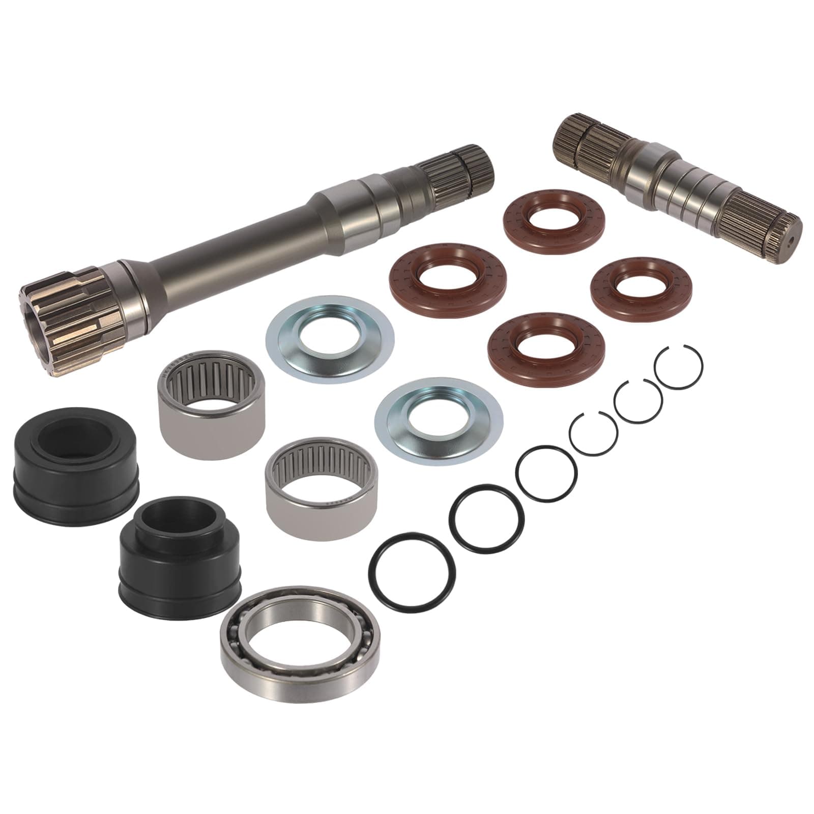 Front Differential Axle Intermediate Shaft Kit Replacement for 2012-2021 Dodge Ram 1500 Inner Shaft 68146594AB, 68146594AA, 68257420AF, 68257421AF, 68257422AF, 722N695BKA
