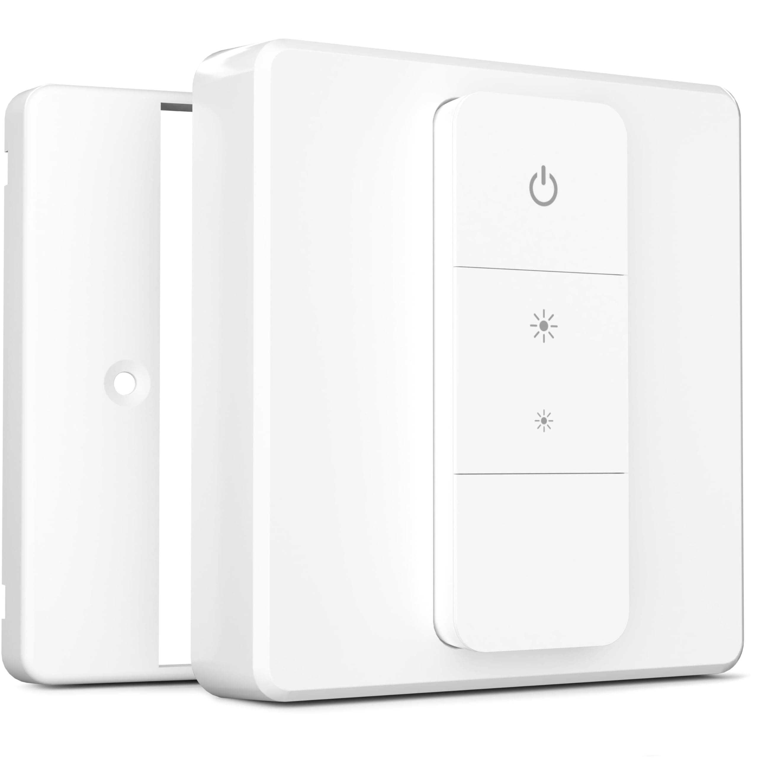 Classic Switch Cover for Philips Hue Dimmer V2, Compatible with Hue Switch Cover, Remote Light Switch Plate Adapter, 1-Gang (1-Pack)