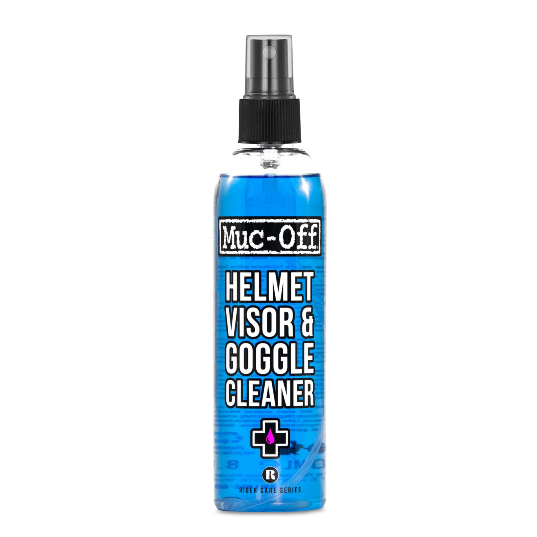 Muc-Off Helmet Visor & Goggle Cleaner - pH Neutral Glasses Cleaner Spray - Solvent-Free and Biodegradable - Safe for All Lenses and Goggles