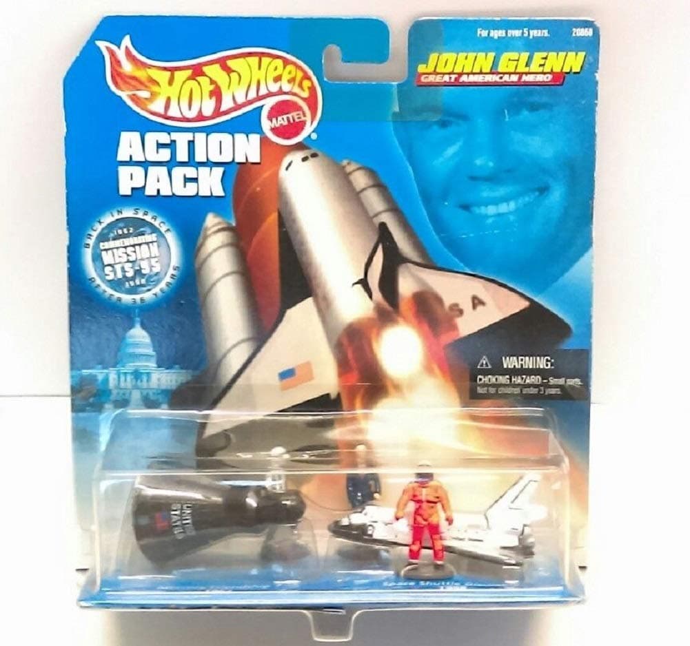 Action Pack John Glenn Great American Hero 1/64 Scale Collectible Collector Car Toy Set Spaceship Kid Children