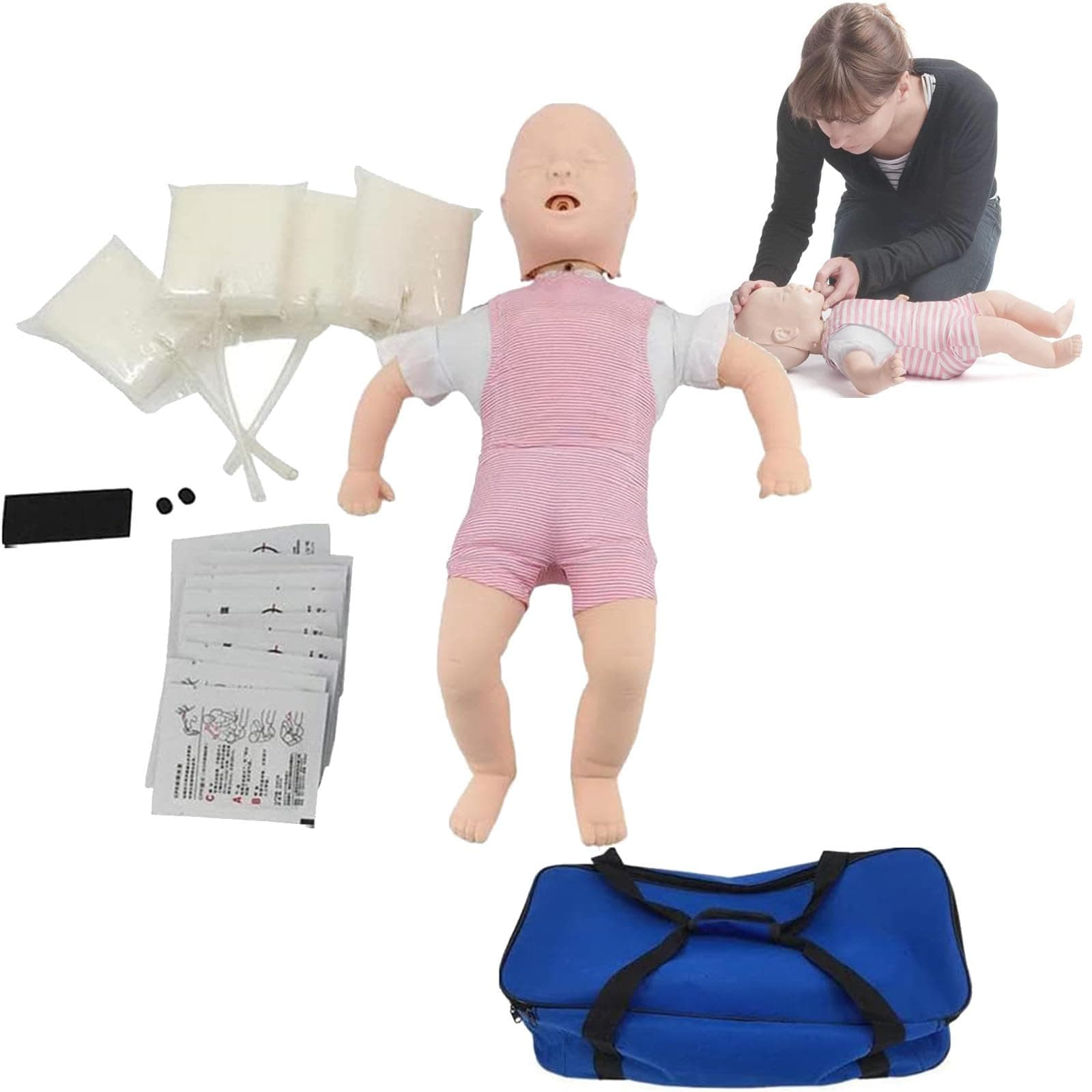Advanced Infant Airway Obstruction And CPR Model, Infant First Aid Model for Teaching Training Aid