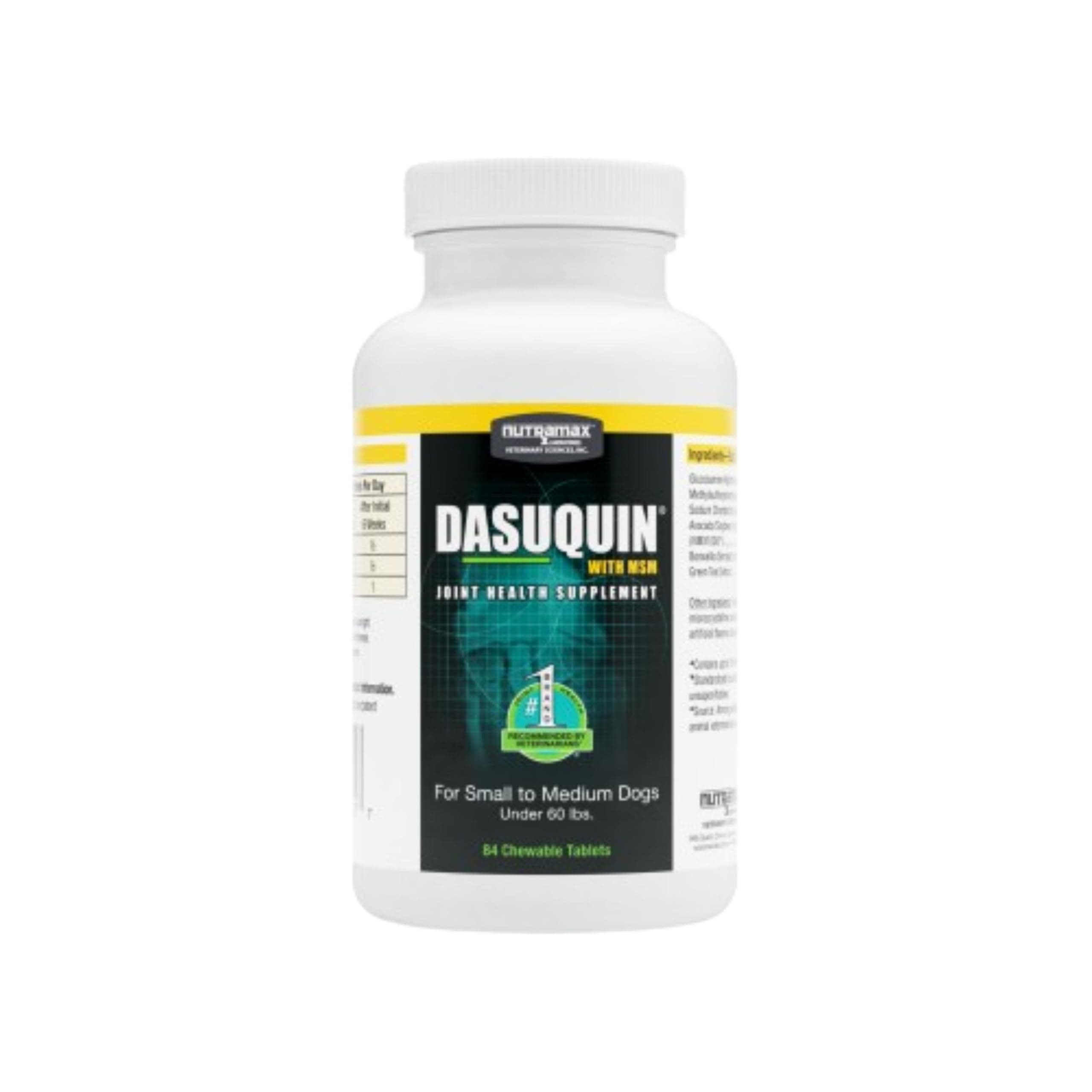 Nutramax Dasuquin with MSM Chewables, Small/Medium Dog, 84 C