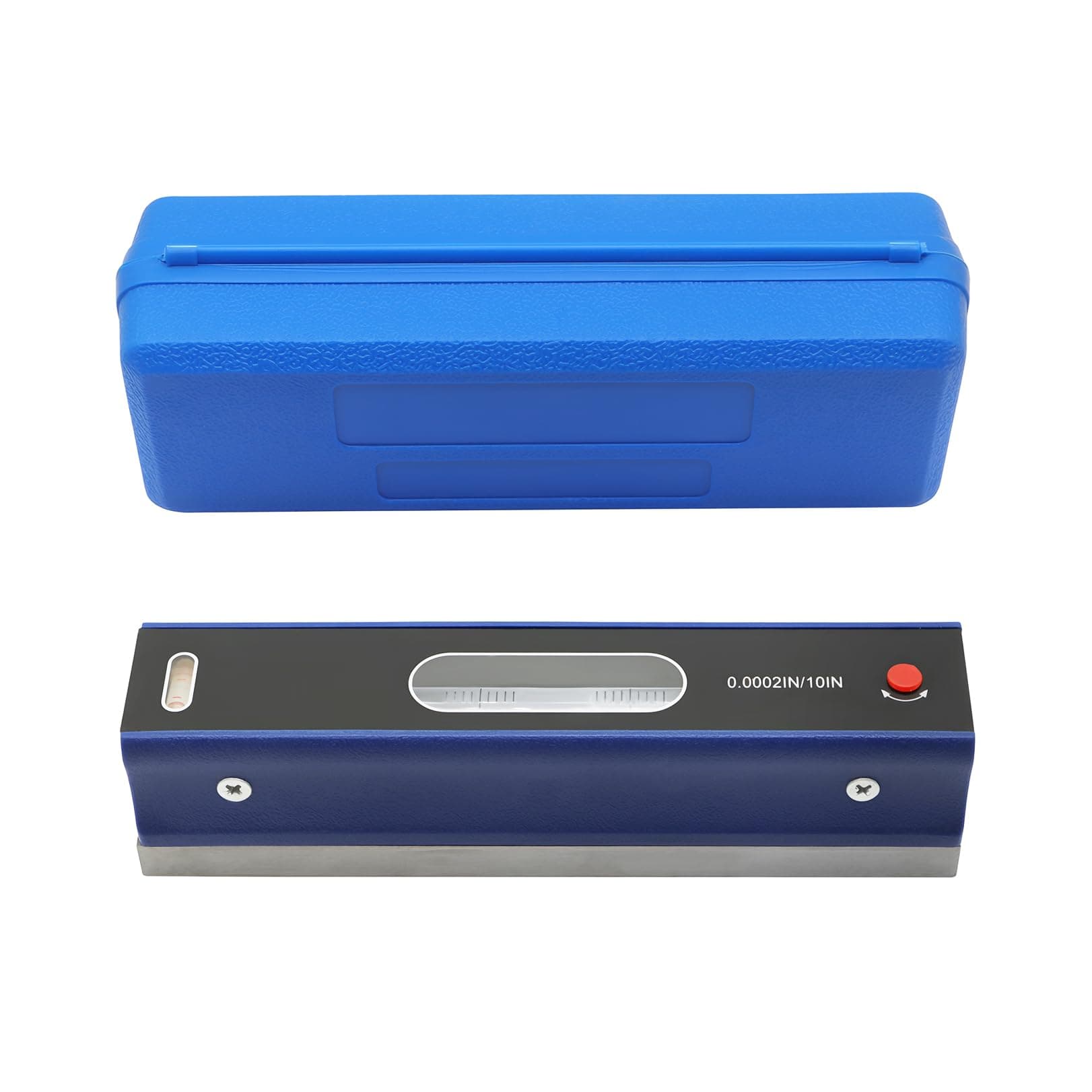 8 Inch Master Precision Level with Wooden Box Accuracy 0.0002"/10" for Checking the Straightness Parallelism The Surface of Machine Tools Equipment