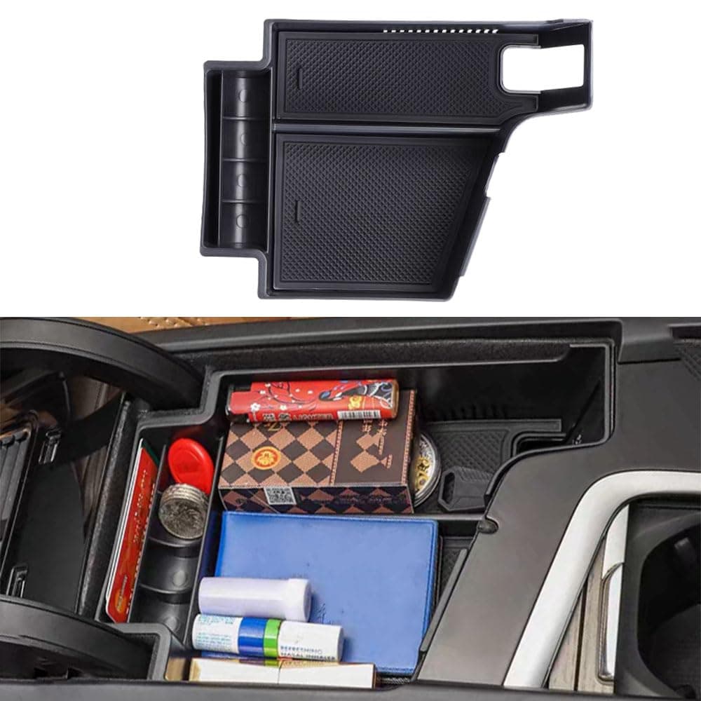 For Volvo Accessories Insert Armrest Tray Center Console Organizer, (2018-2026) xc60 (2015-2026) XC90 S90 S60 V60 V90 Middle Console Organizer Tray, Storage Box