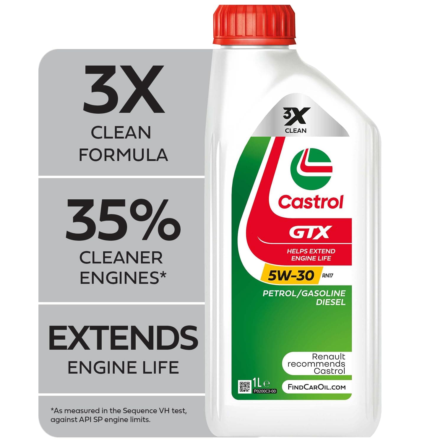 Castrol GTX 5W-30 RN17 Engine Oil 1L