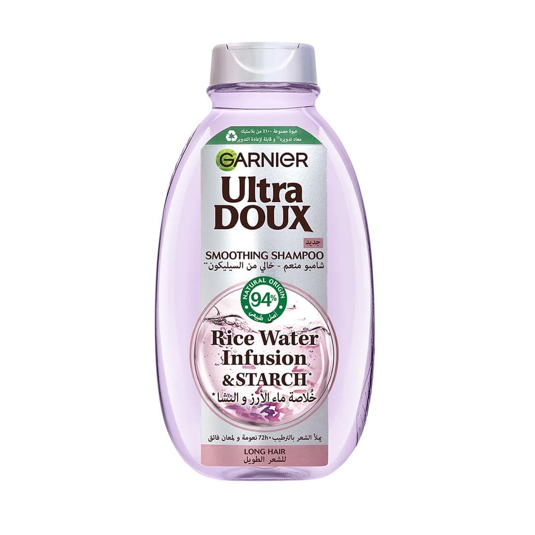 Garnier Ultra Doux Rice Water Shampoo, 400 ml