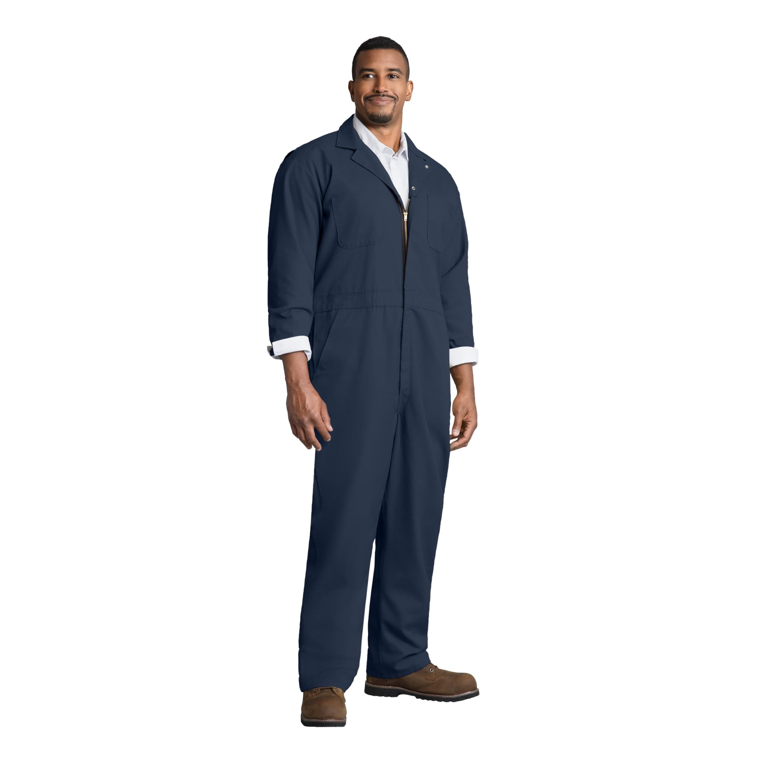 Red Kap Men's Men's Twill Action Back Coverall With Chest Pockets Work Utility Outerwear