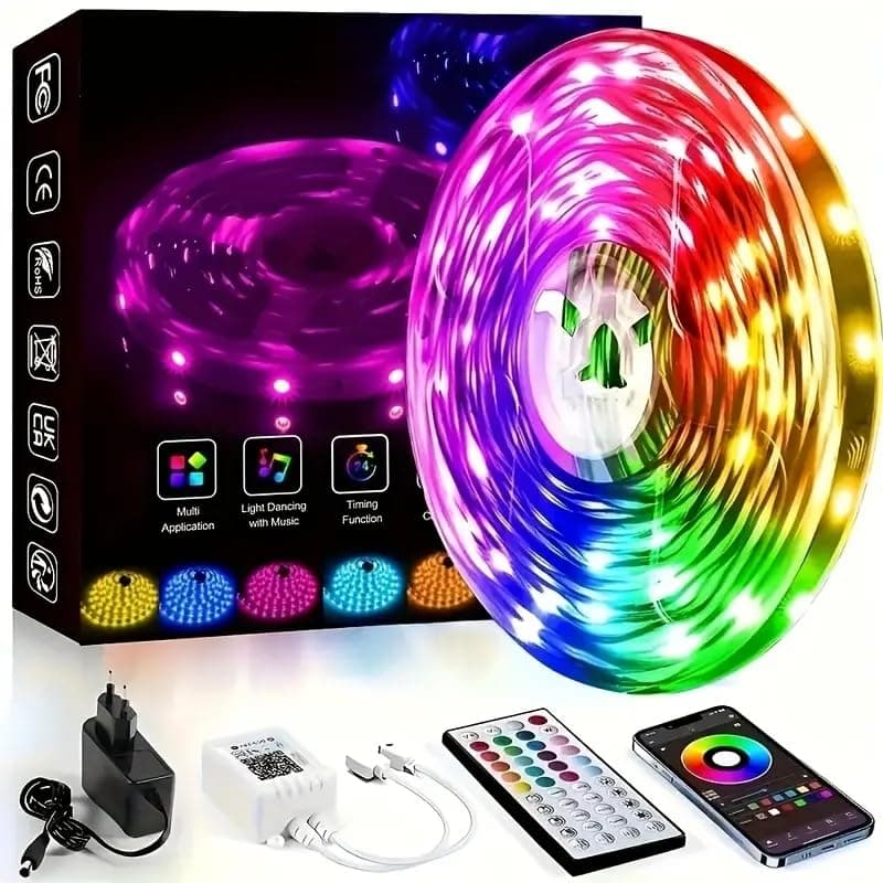 24V LED Strip Light, Flexible Light Strip for Under Cabinet, Bedroom, Kitchen, Indoor Use – Energy Efficient, Easy to Install, Multiple Length Options (5m/10m/20m/30m/60m/90m) (16.4FT/5M)