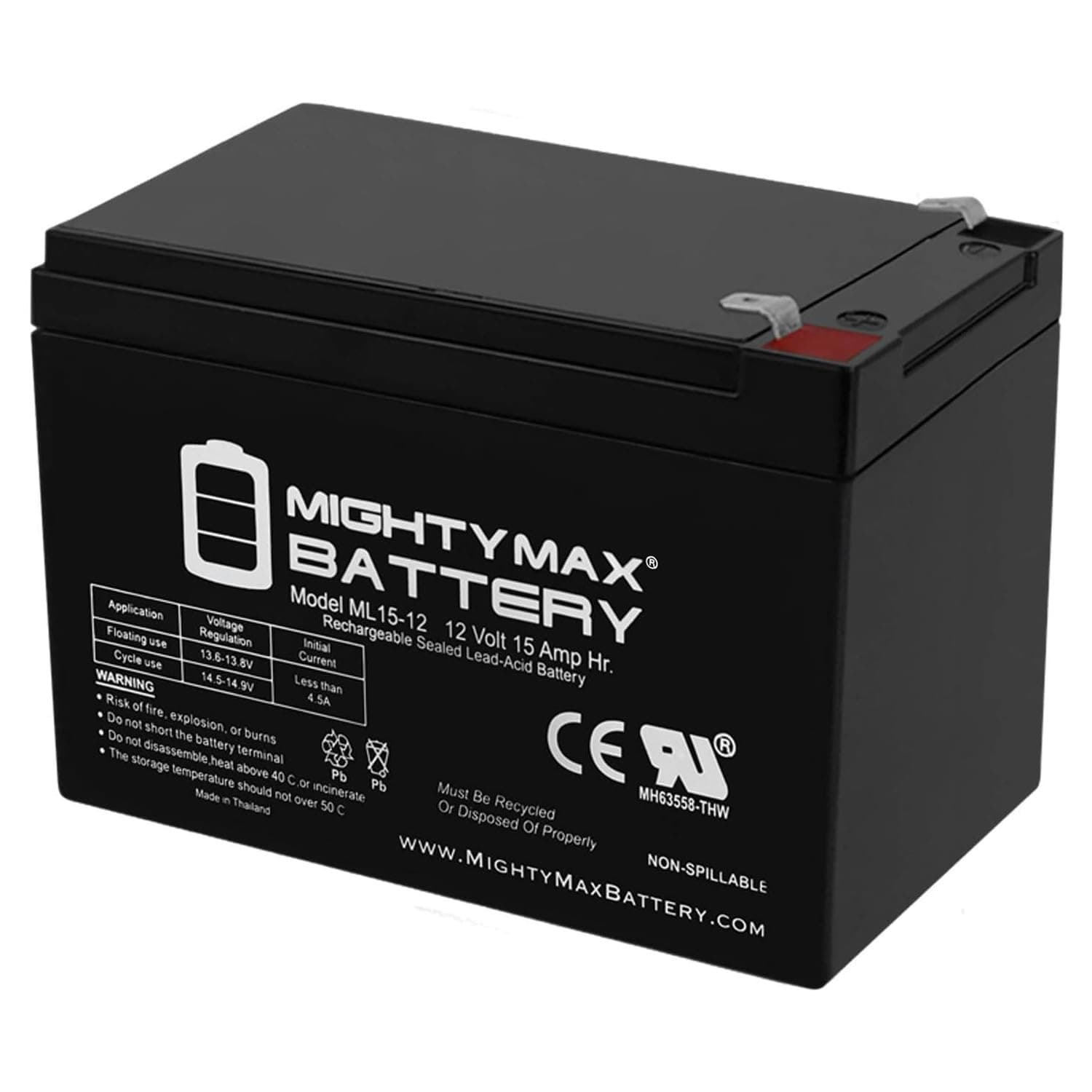 ML15-12 - 12V 15AH SLA Battery