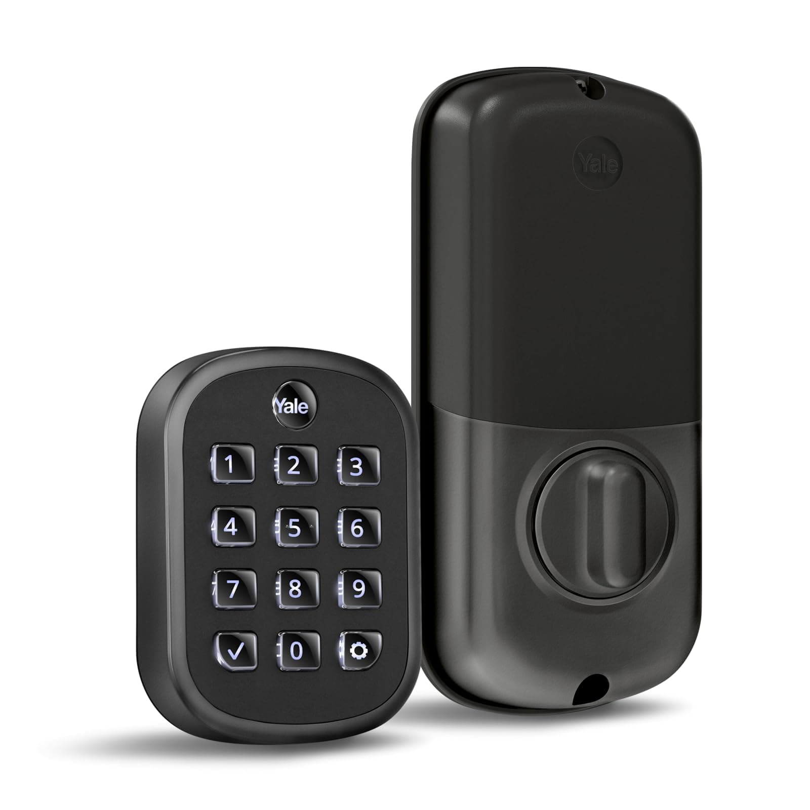 Yale Security Keyless Entry Keypad Deadbolt - Unlock Using Your Entry Code - No app or connectivity - Black Suede