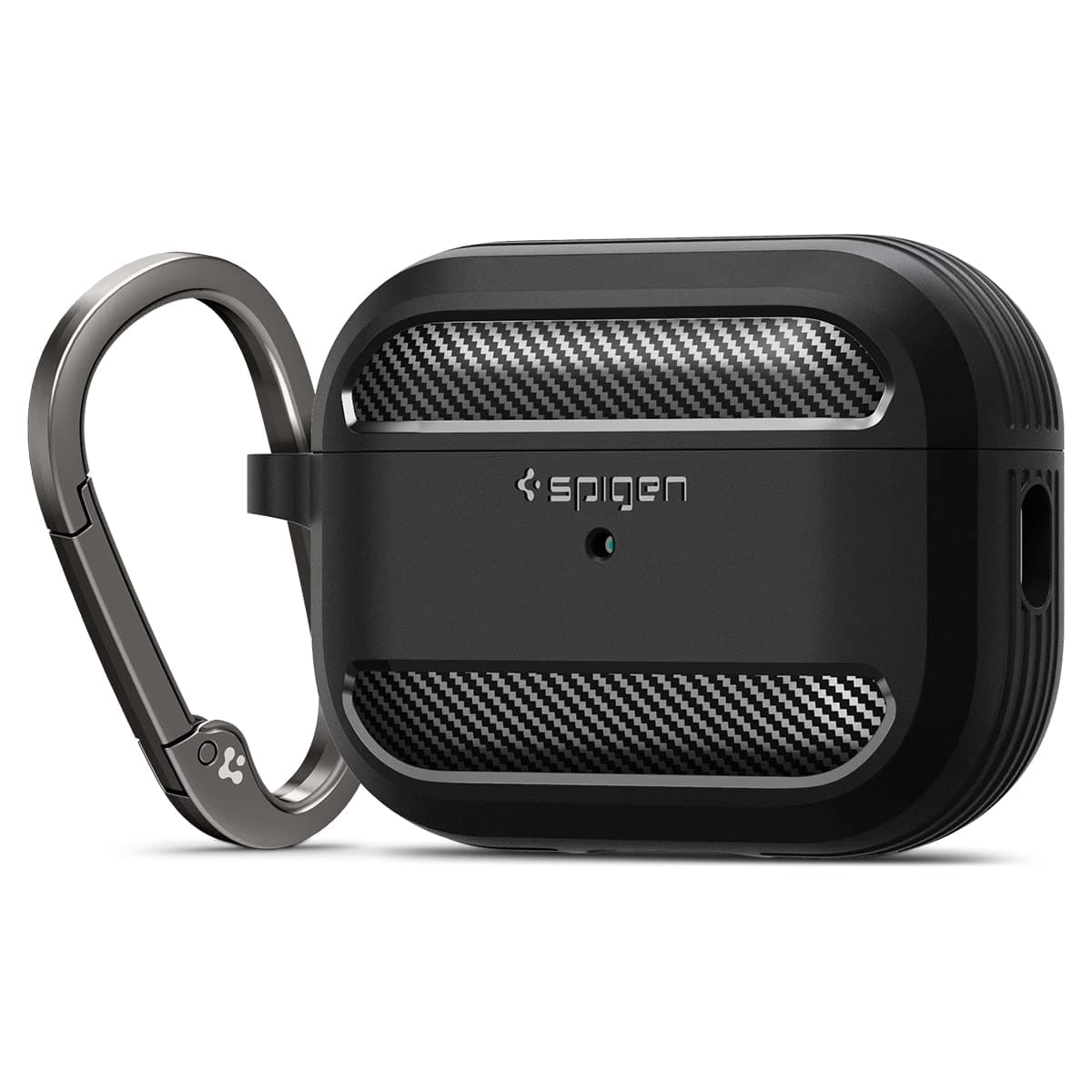 Spigen Rugged Armor Case Compatible with AirPods Pro 2 (2023/2022) - Matte Black