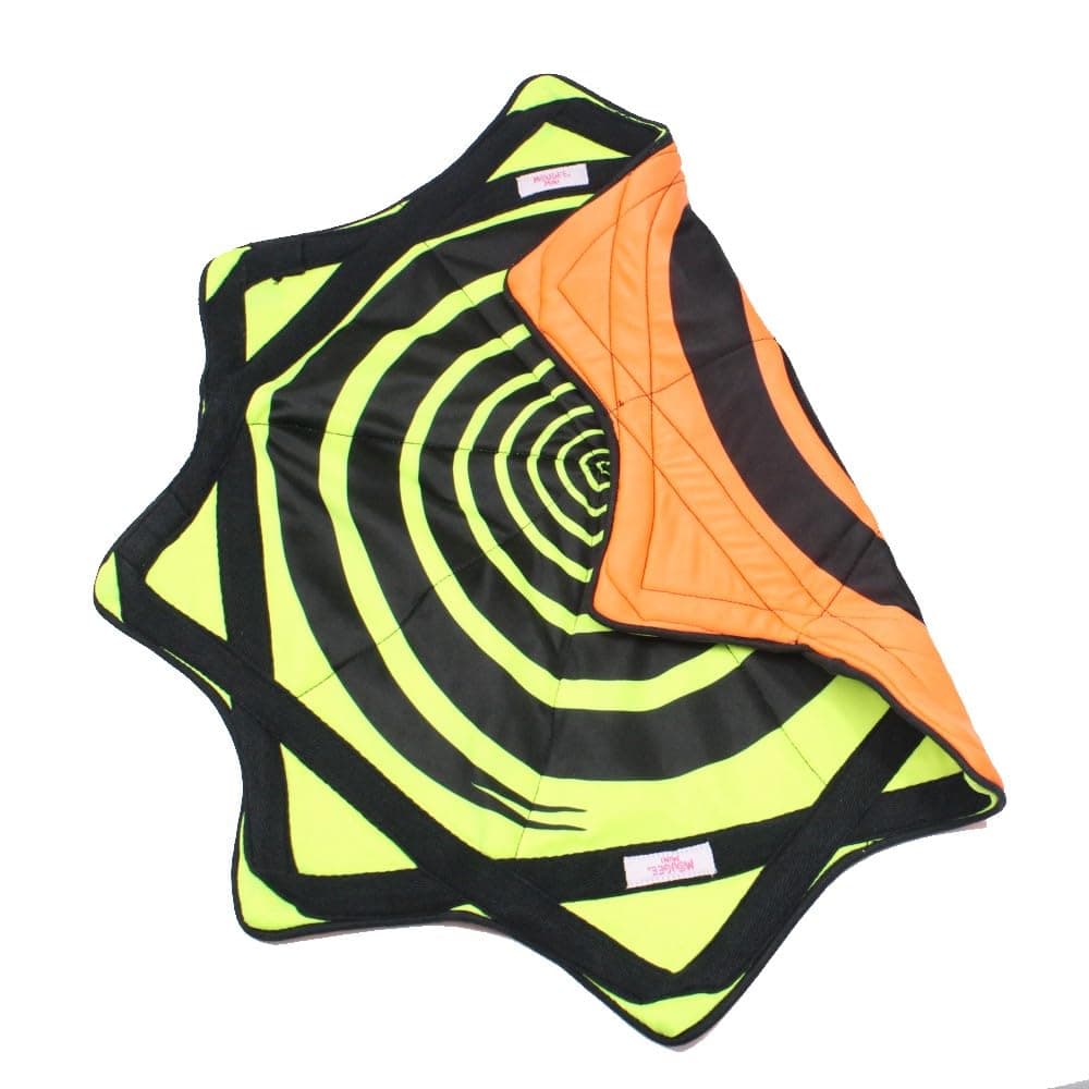 Mougee Star Mini Flow Star - Neon Series - 24" Diameter - Smaller Size for Smaller Hands and Quick Spins (Vertigo)