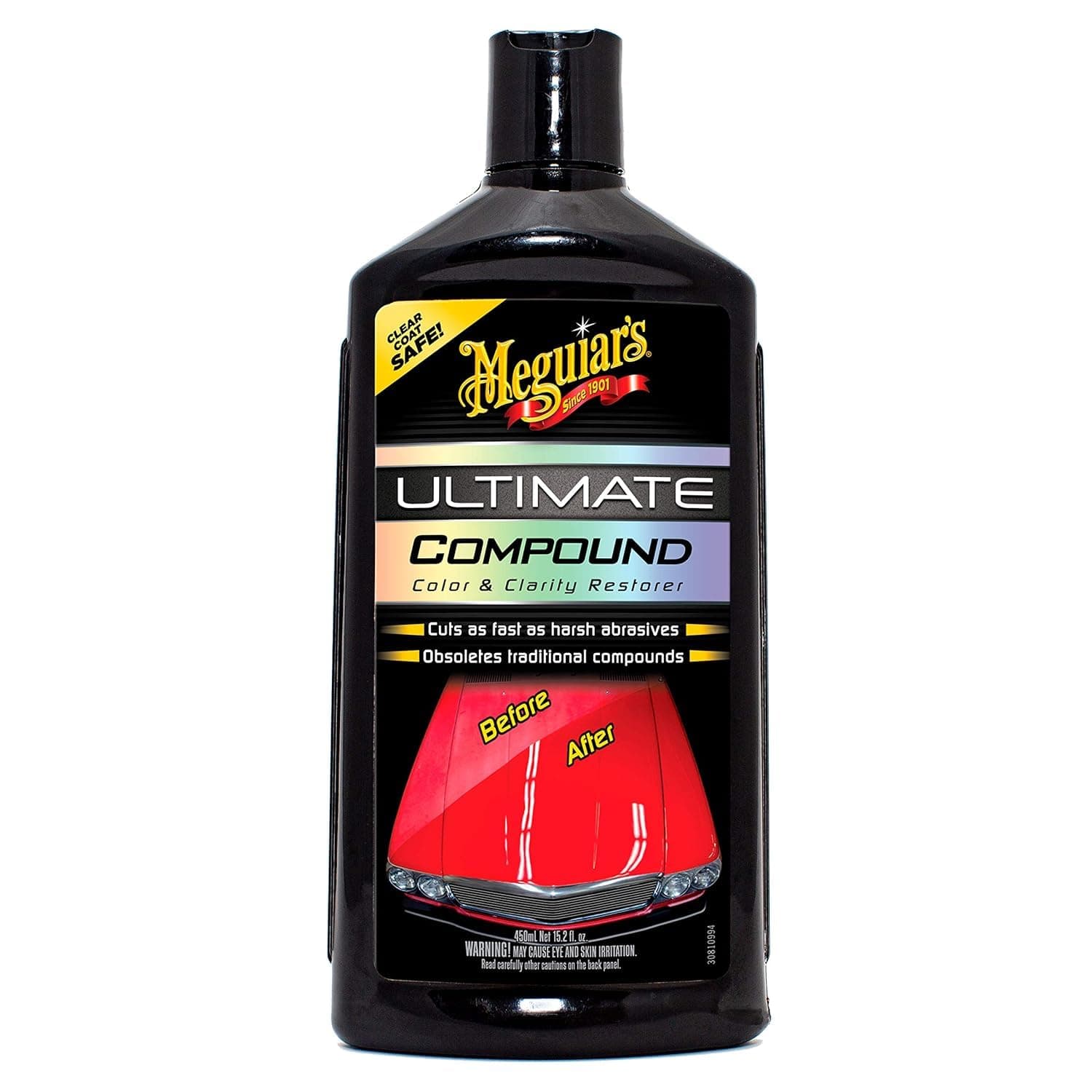 - Wax Ultimate Compound 16 Oz,Black