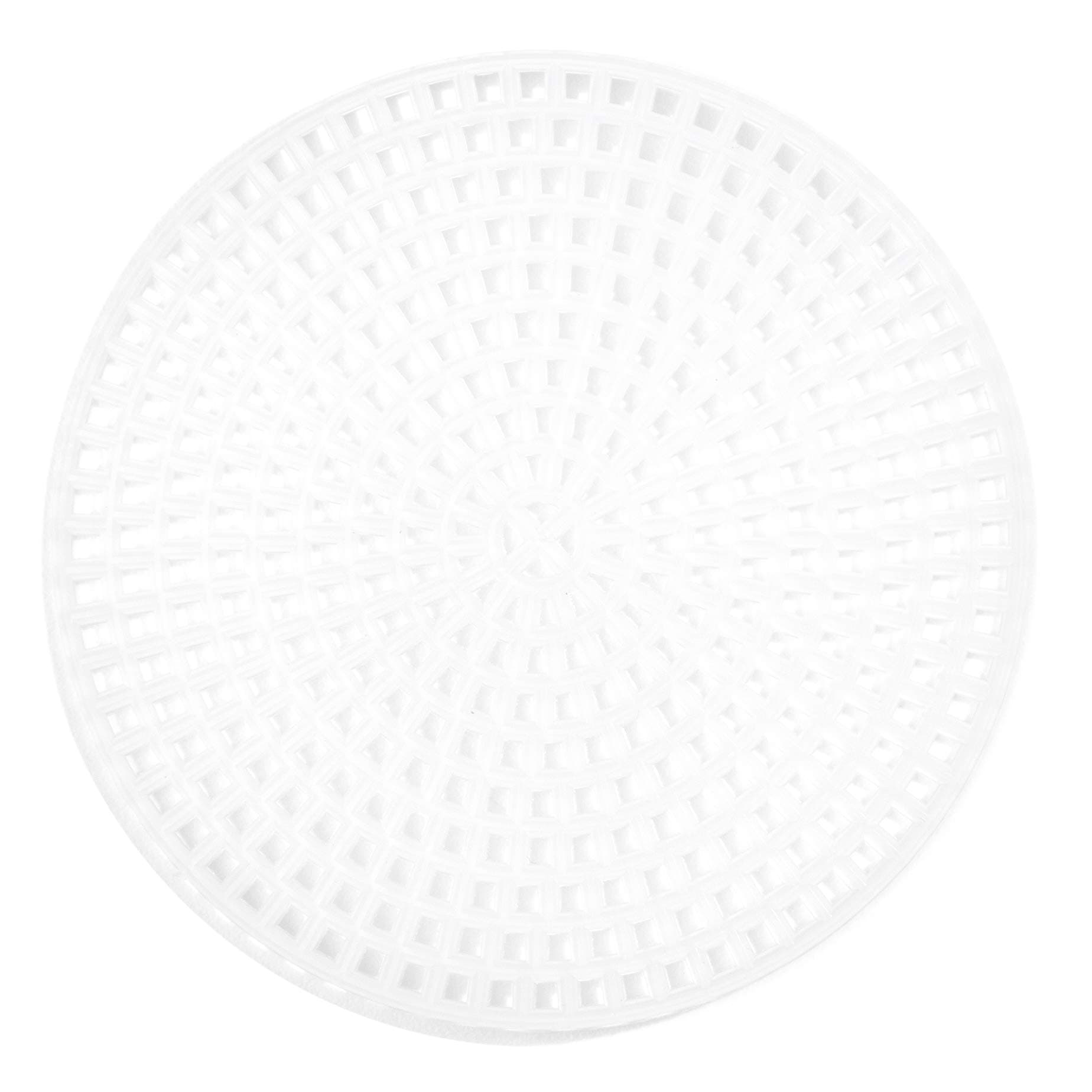 Cousin DIY #7 Size Plastic Stitching Canvas, Round 3", 10/Pkg