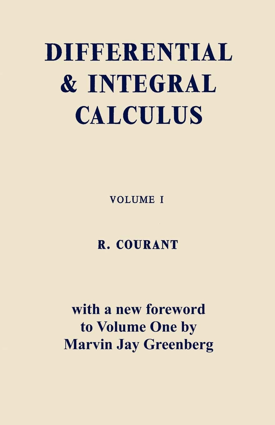 Differential and Integral Calculus, Vol. One: 1