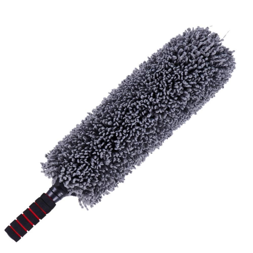 Car Cleaning Brush Microfiber Auto Window Wash Cleaner Long Handle Dust Car Care Towel Handy Washable Car Dirt Dust Clean Brush