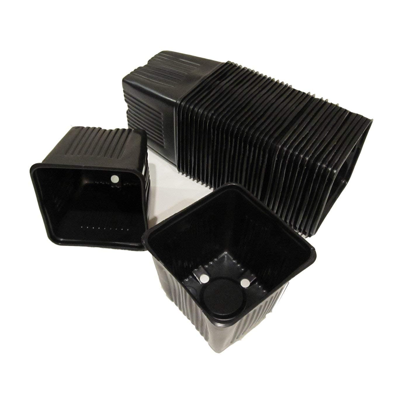 Durapot Square Plastic Nursery Pots, 4" - Qty. 25