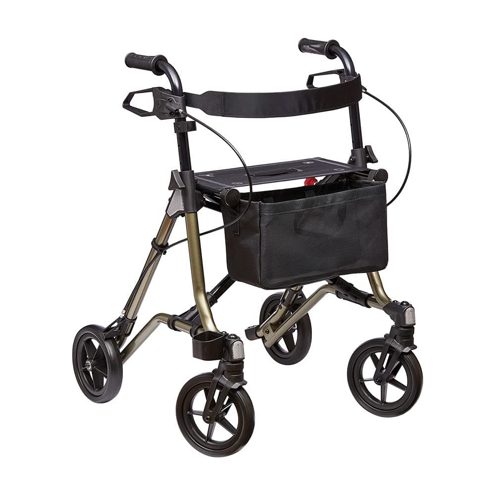 Dietz Taima M-GT Lightweight Aluminium Rollator Foldable with Back Strap and Bag
