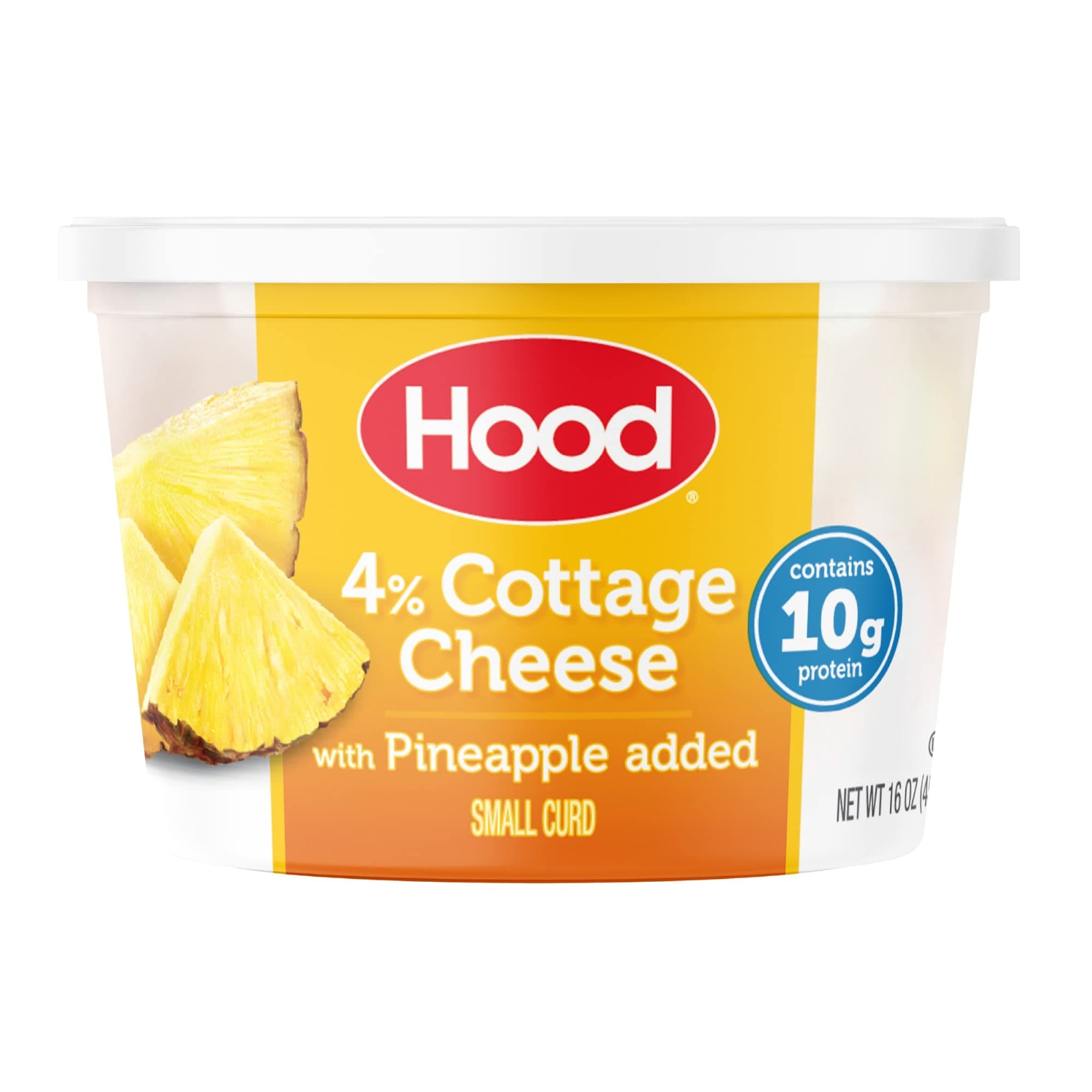 Hood Cottage Cheese with Pineapple, 16oz