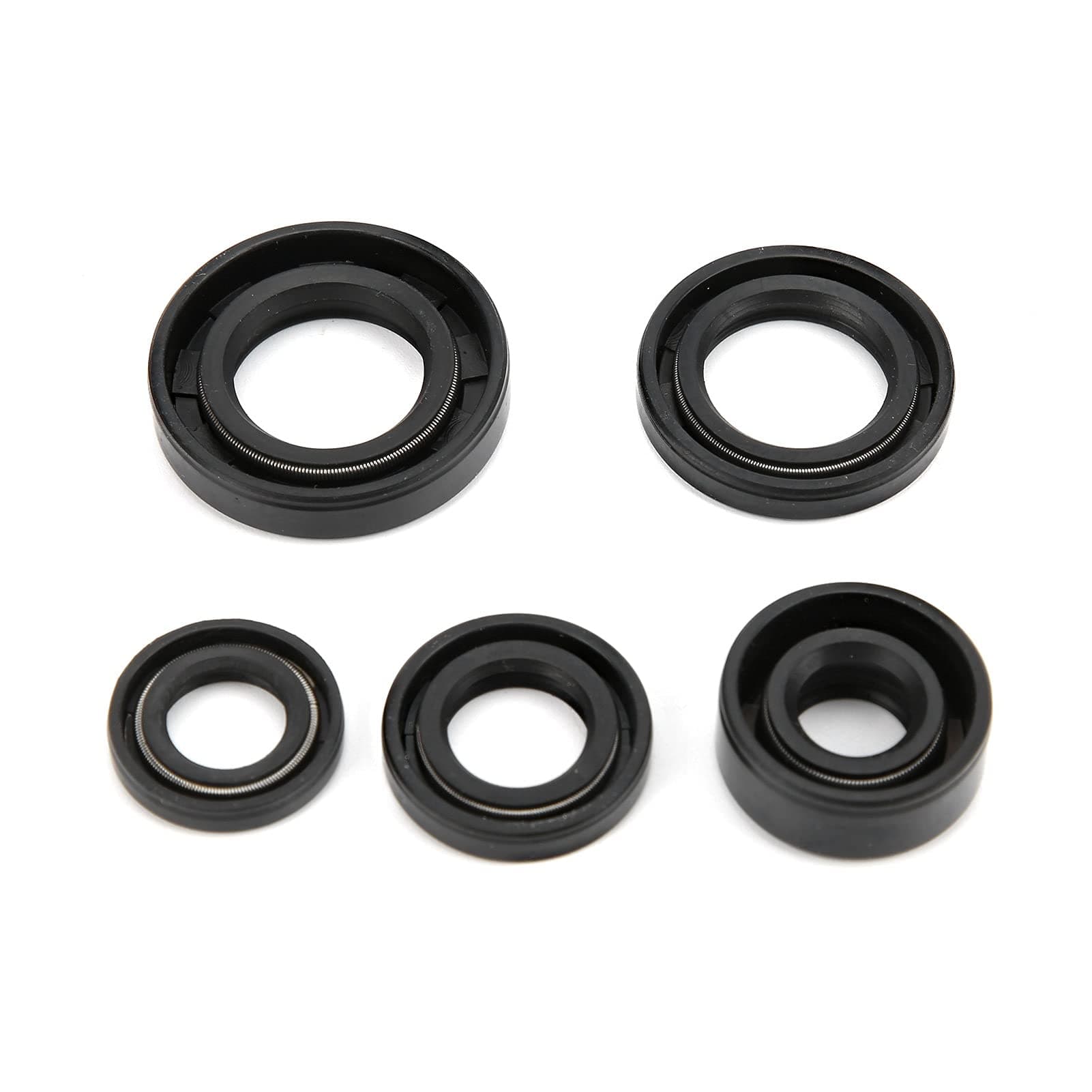 5pcs Engine Oil Seals, Engine Oil Seal Set Kit Accessory for Pit PRO Trail Quad Dirt Bike ATV