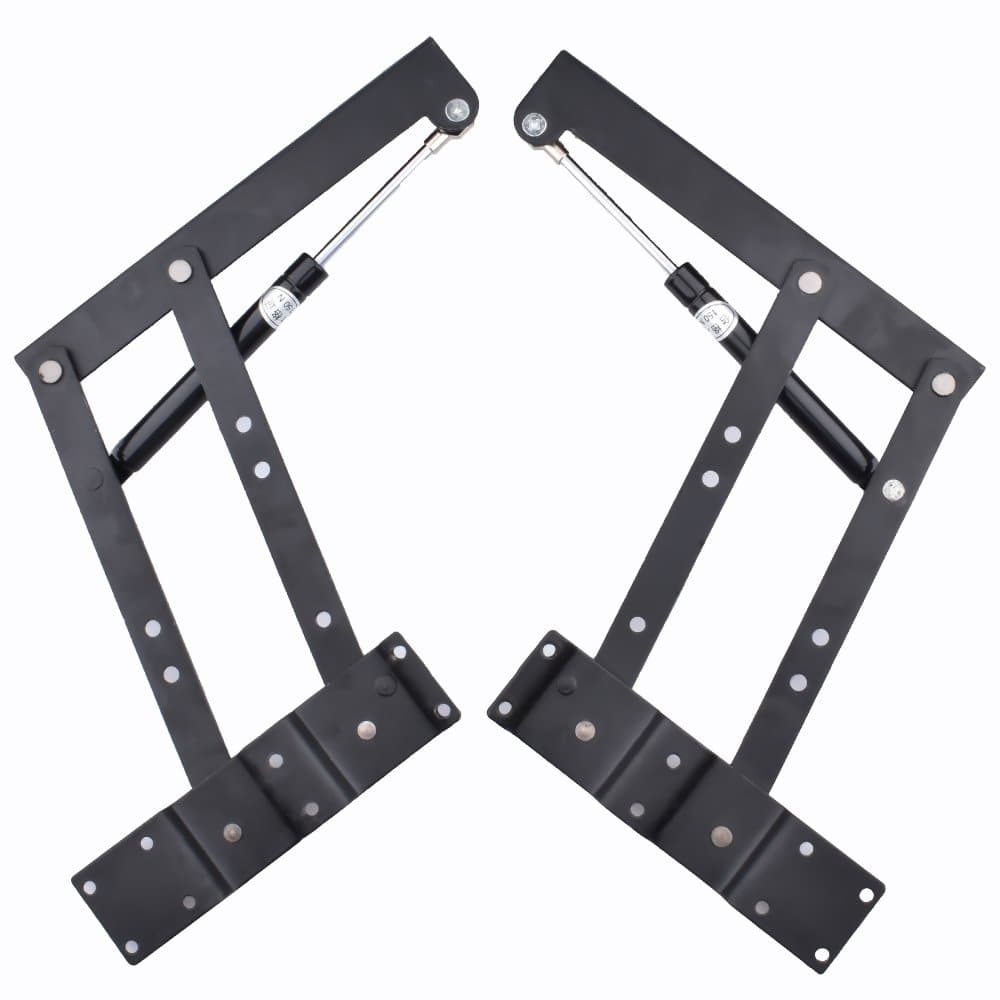 MEAOR 1 Pair Folding Coffee Table Desk Lifting Frame Mechanism Furniture Air-Operated Spring Hinge Hardware