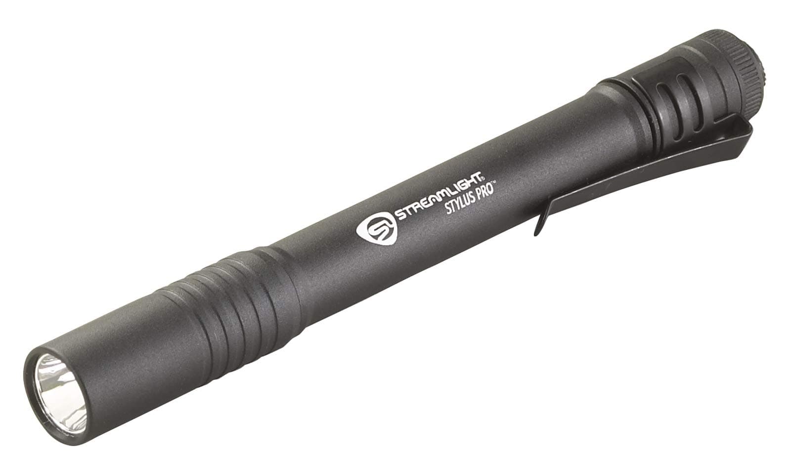 Streamlight 66118 Stylus Pro Black LED Pen Flashlight with Nylon Holster