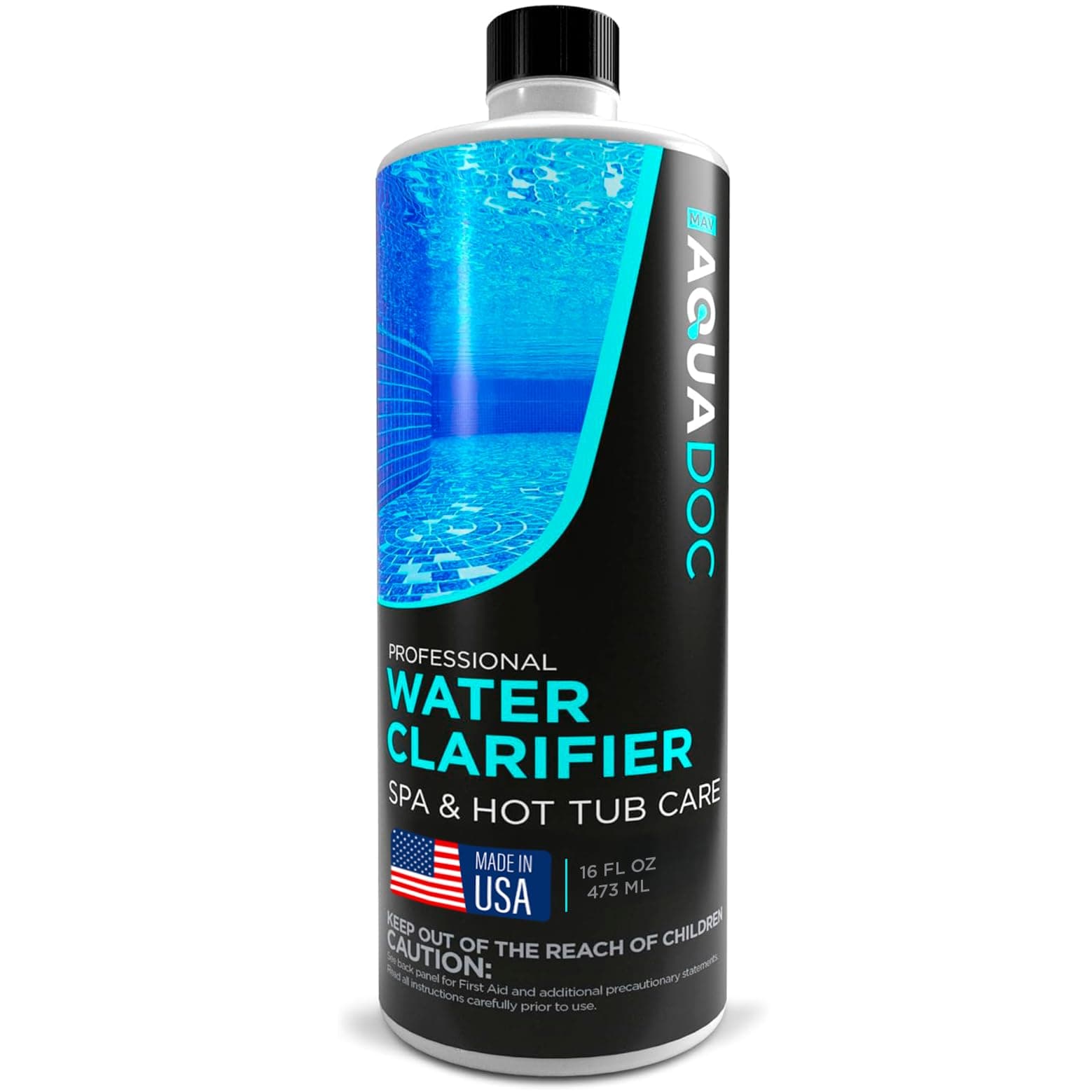 - Spa Clarifier & Hot Tub Clarifier for Fast Acting Cloudy Water Treatment, The Spa Clarifier Hot Tub Owners Love, Use Our Hot Tub Water Clarifier to Keep Your Spa Clear & Balanced - MAV AquaDoc 16oz