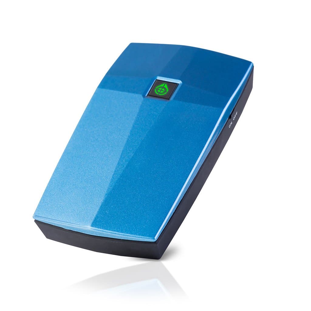 On-Demand Personal GPS Locator Location Real-time Tracker GSM Tracking for Children Seniors Vehicles Personal Belongings - Blue