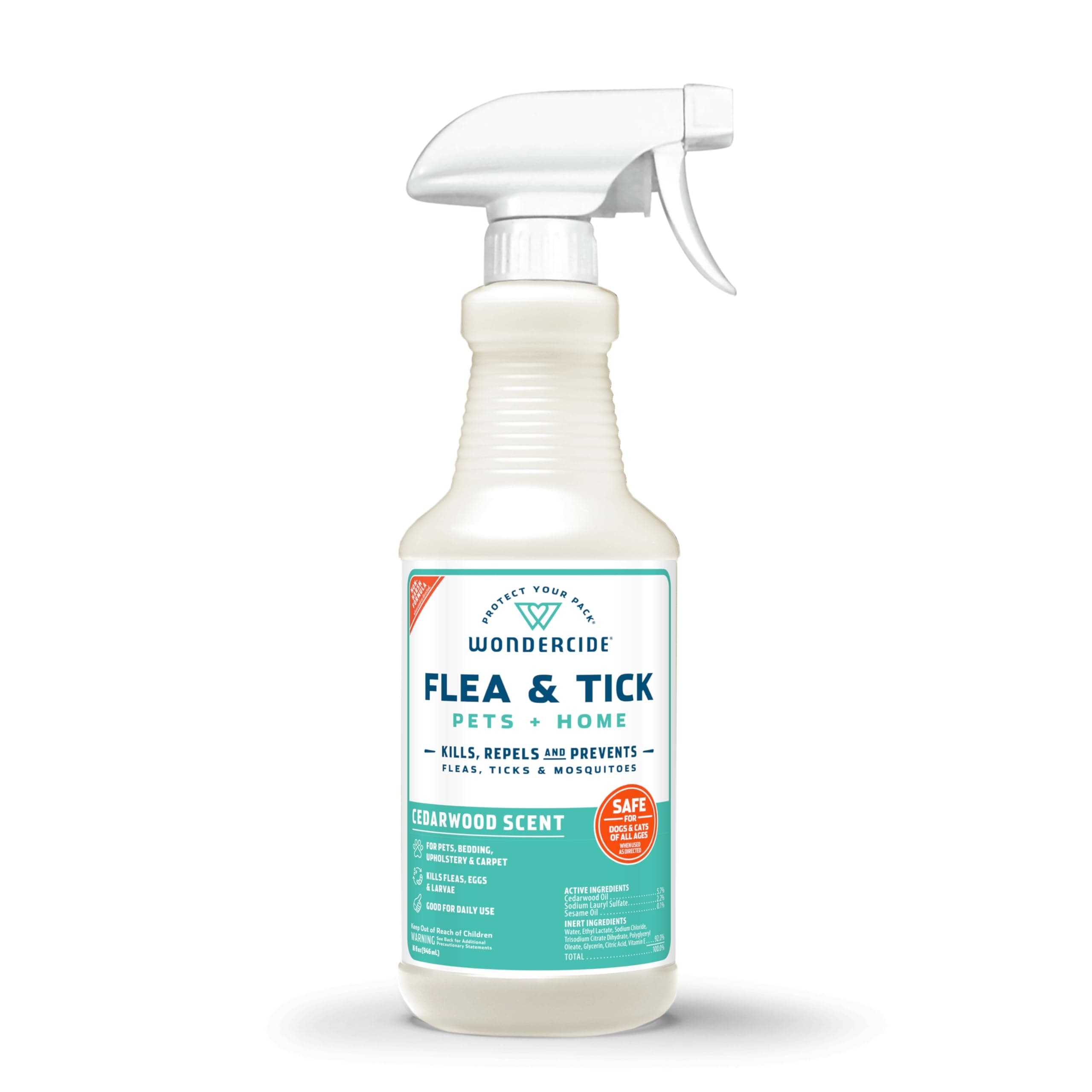 Cedar Flea & Tick Spray for Pets Plus Home with Natural Essential Oils 16 fl. oz.