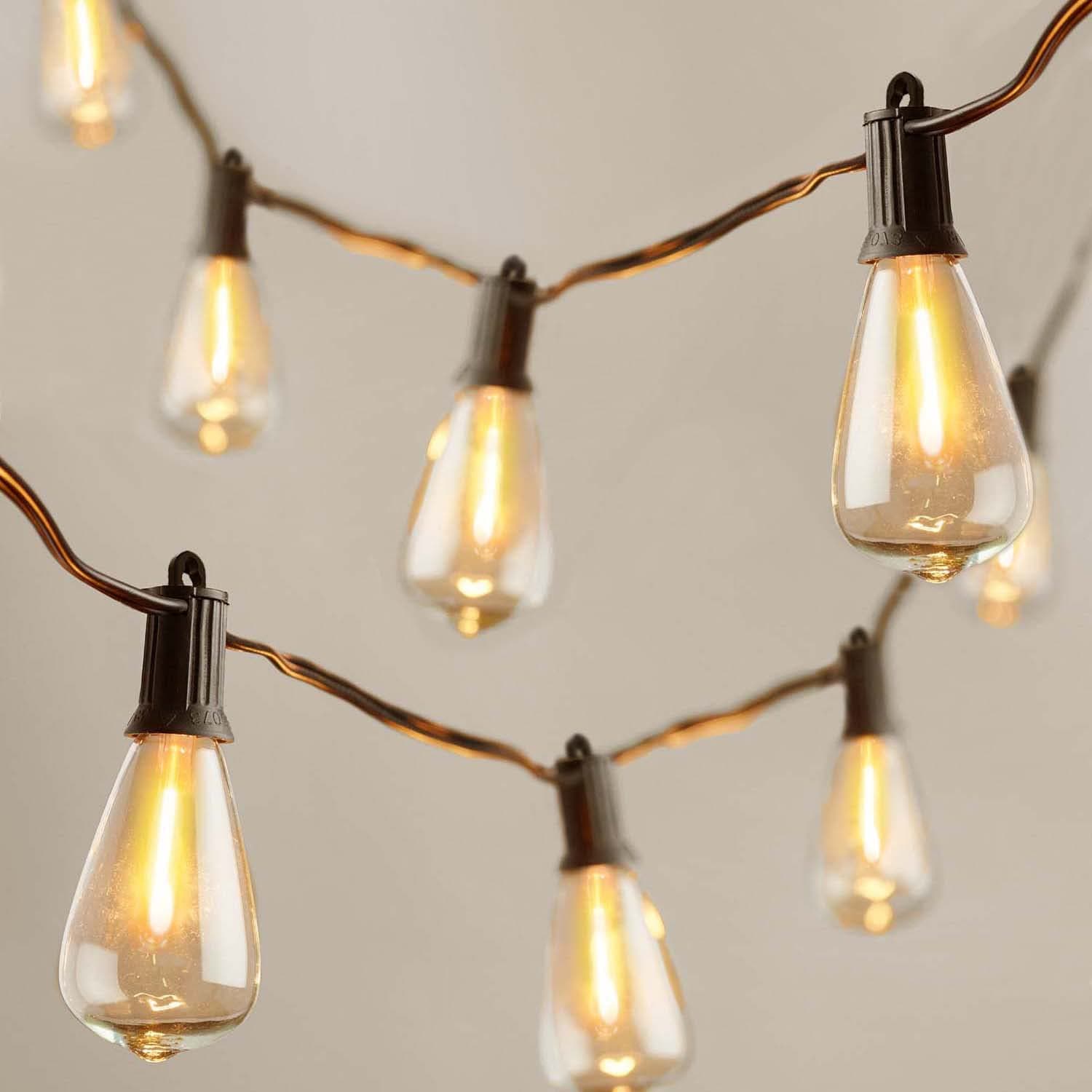 Taper String Lights for Outdoor