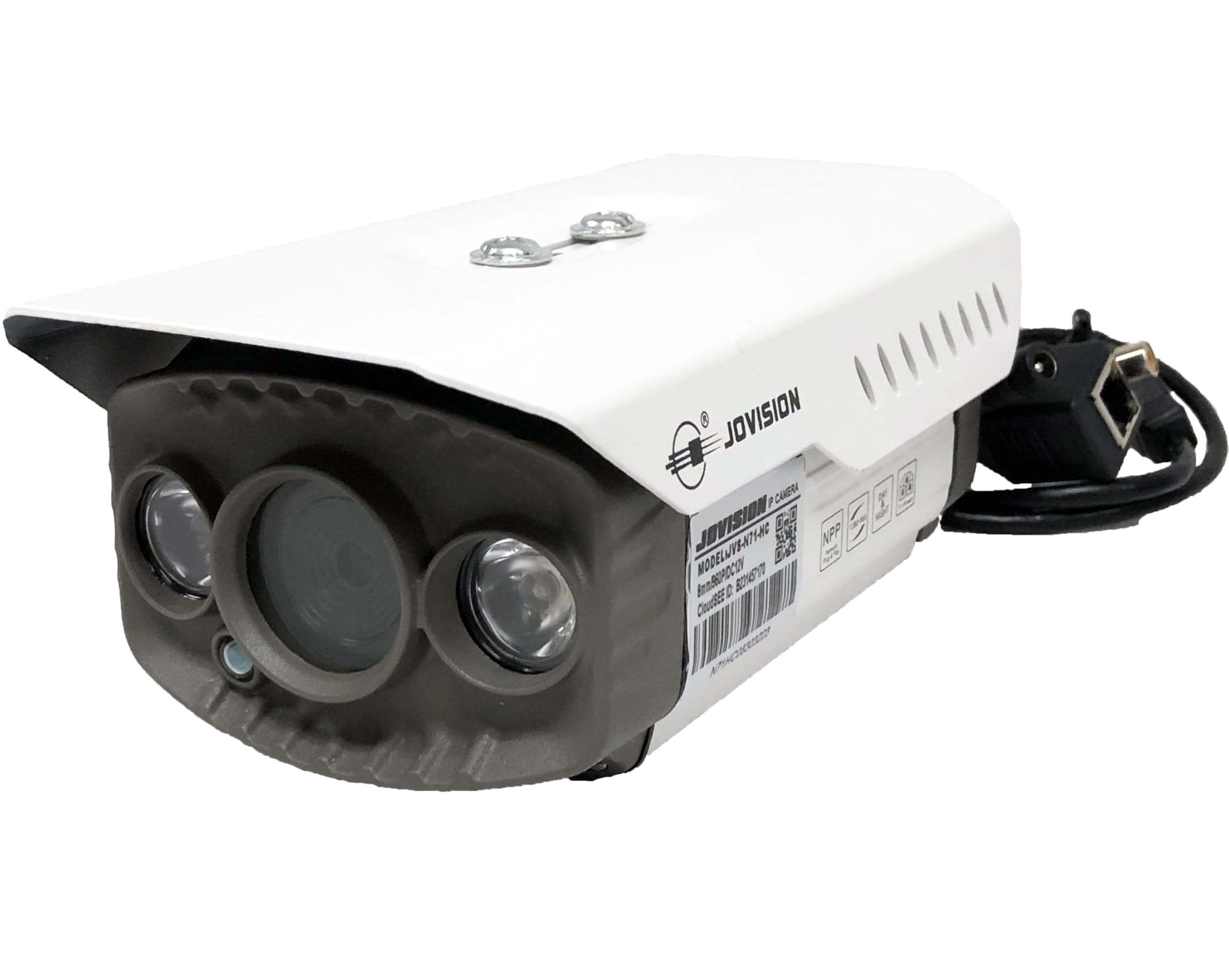 JOVISION 960P Box IP Camera Network P2P Indoor/Outdoor Security Night Vision CCTV HD Camera (JVS-N71-HC-12V) 8mm Lens